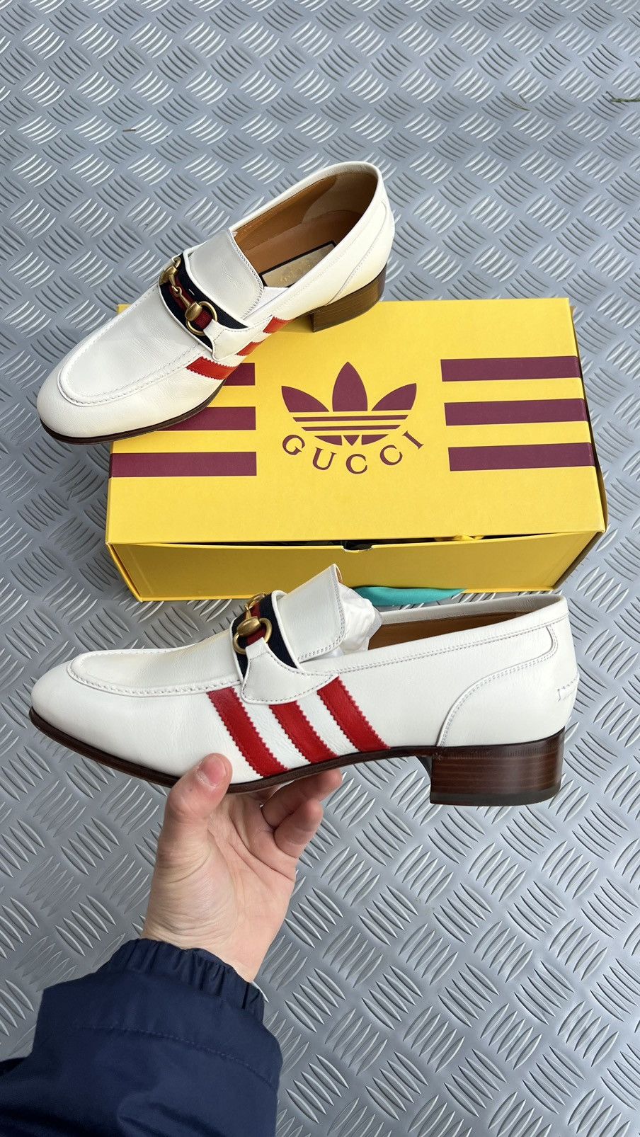 Gucci Gucci x Adidas Size US 10 / EU 43 - 1 Thumbnail