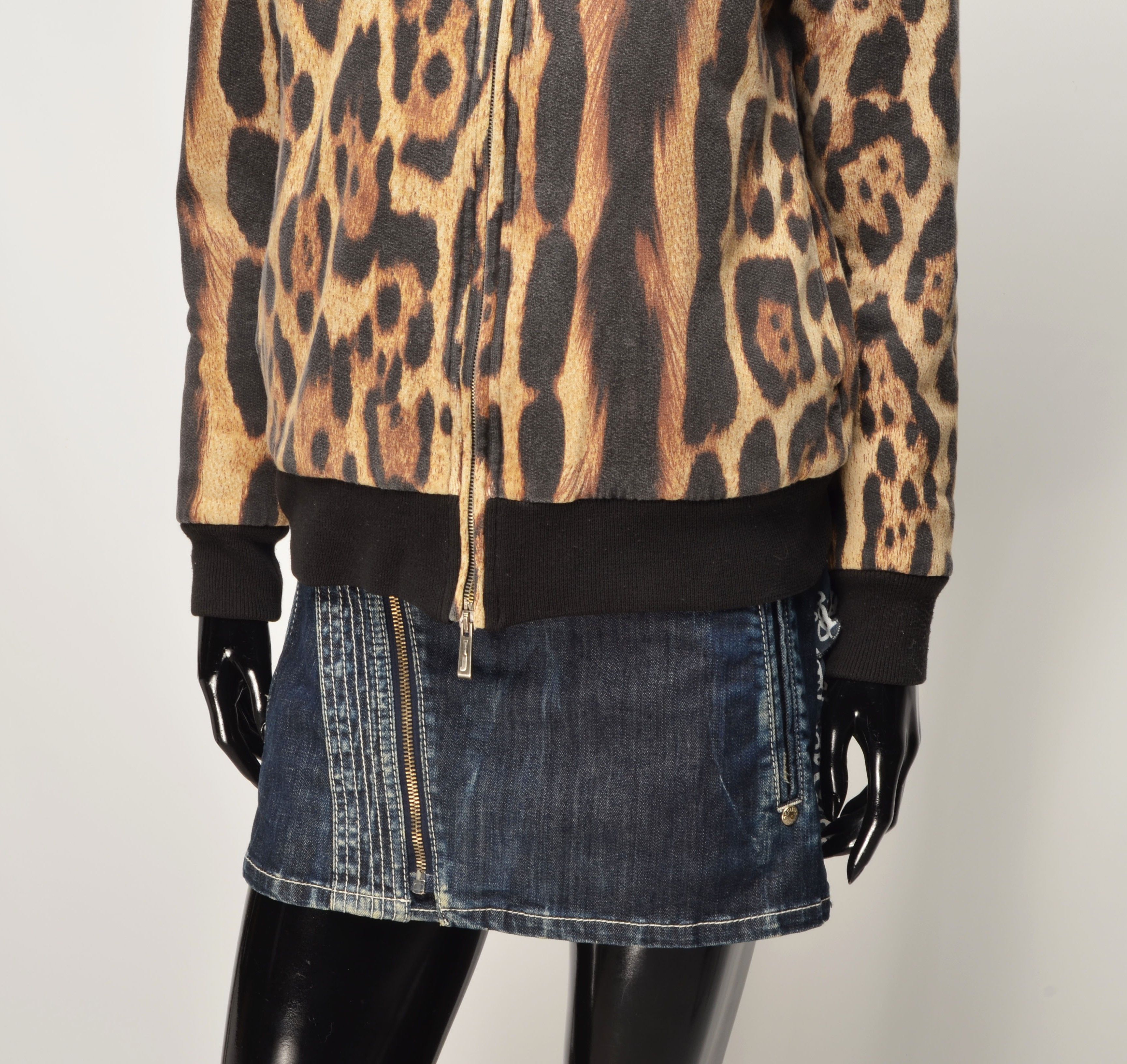 Just Cavalli Vintage Just Cavalli Y2K Leopard Iconic Long Sleeve Hoodie Size XXS / US 00 / IT 34 - 11 Thumbnail