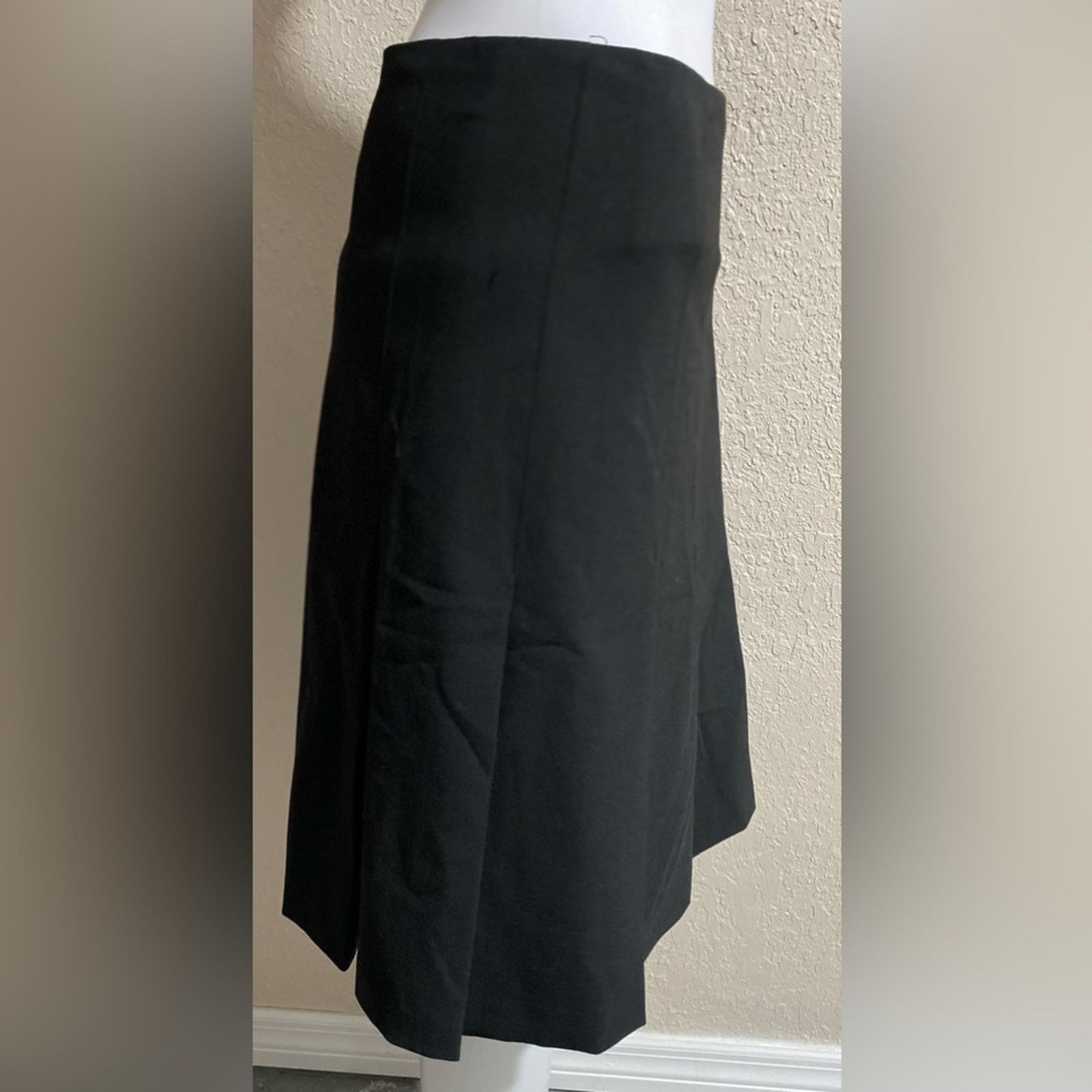 Other Antonio Melani | Basic Plain Business Work Pleated Skirt | 4 Size 27" / US 4 / IT 40 - 3 Thumbnail