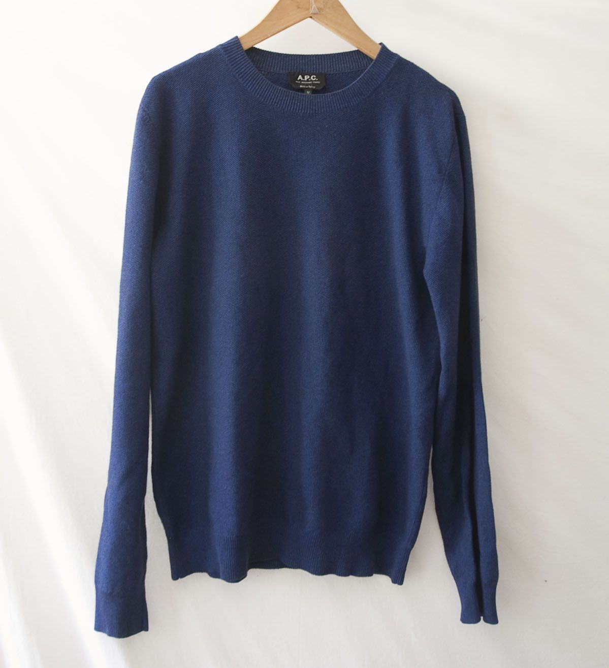 A.P.C. APC Sweater Rue Madama Paris Size M Dark Blue Size US M / EU 48-50 / 2 - 1 Thumbnail
