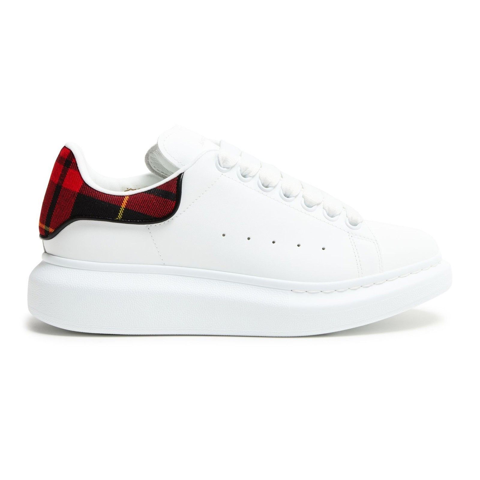 ALEXANDER MCQUEEN White/Red Sneakers New & Authentic (Women'