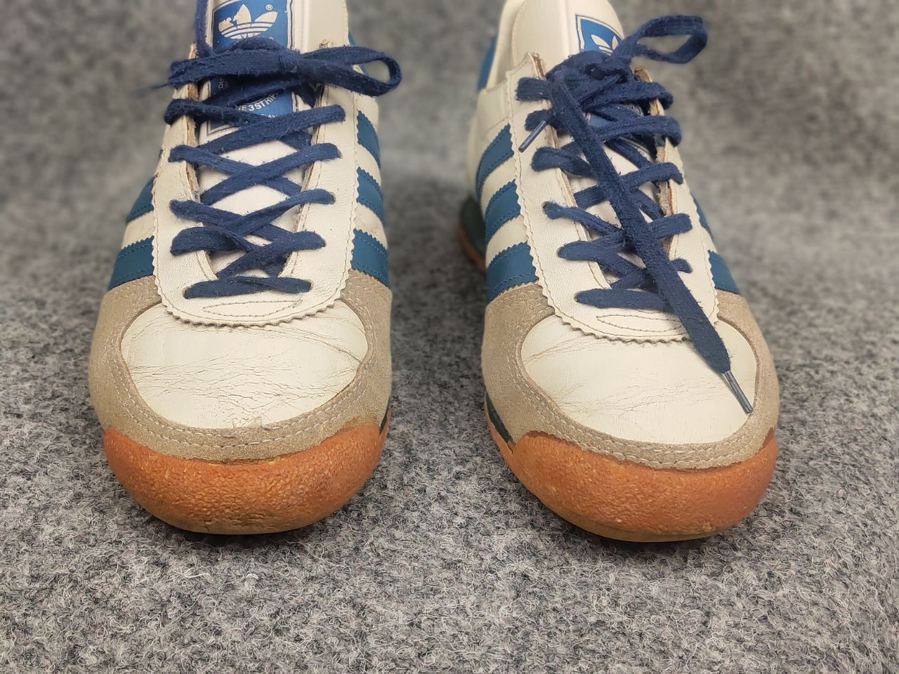 Adidas Rare Vintage 70's Adidas ROM Leather Sneakers Yugoslavia Size US 6 / EU 39 - 9 Thumbnail