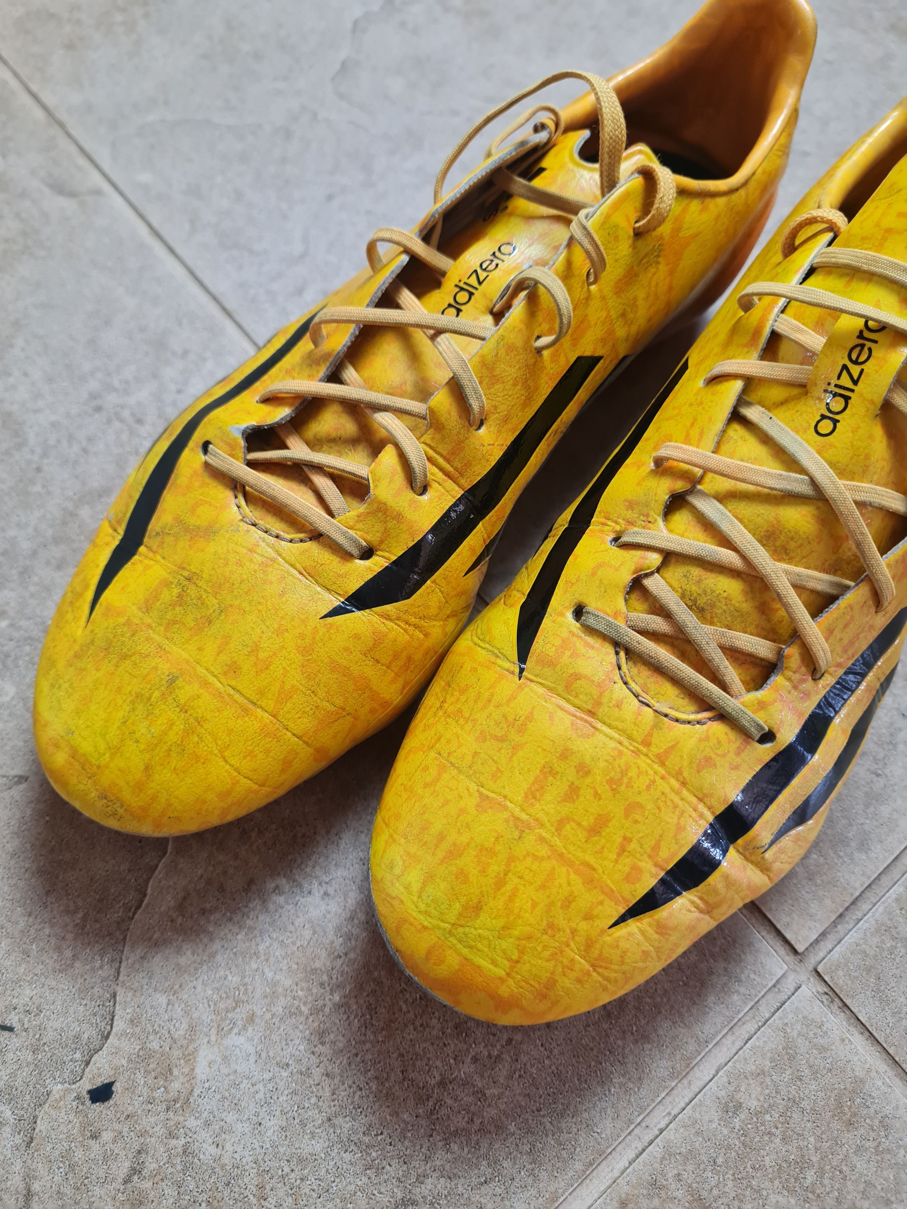 Adidas Adidas F50 adiZero TRX FG Soccer Cleats Solid Gold Messi Size US 9.5 / EU 42-43 - 12 Thumbnail