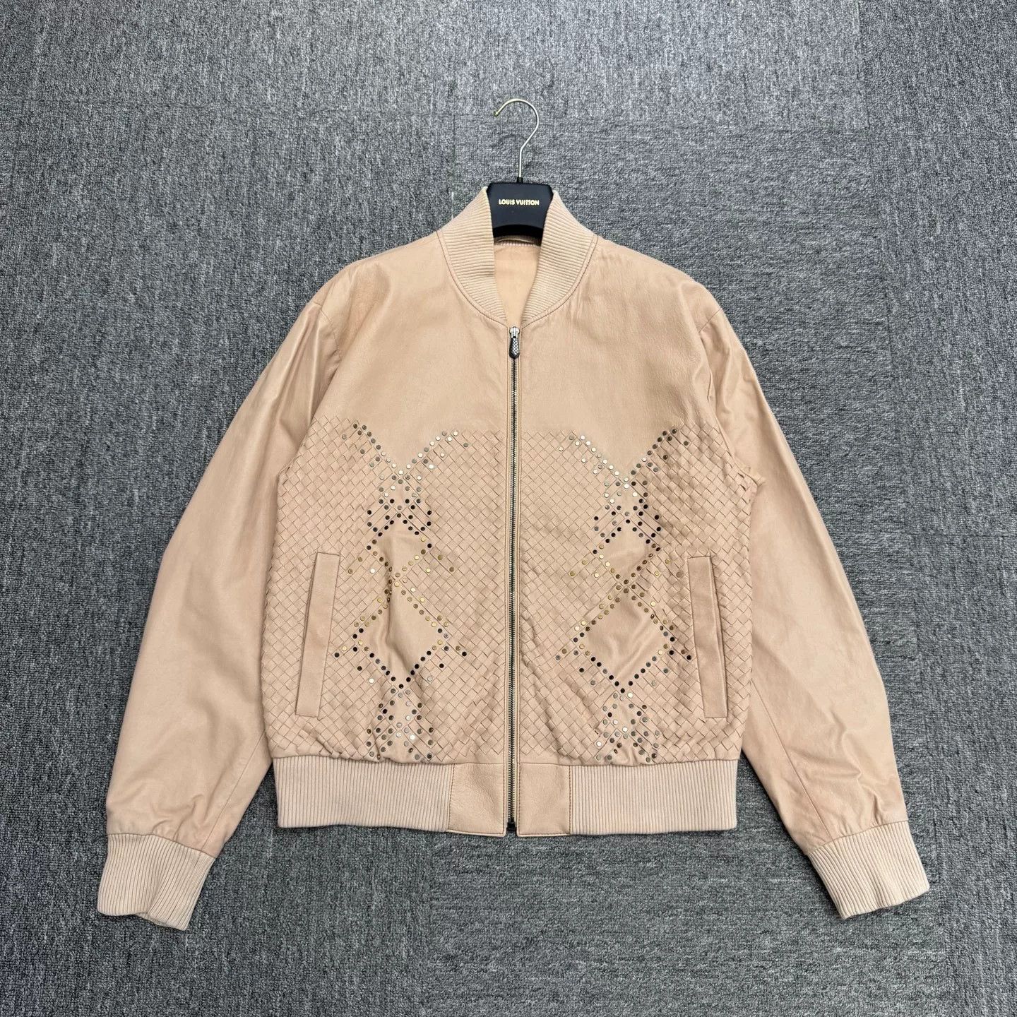 Bottega Veneta Bottega Veneta Woven Leather Jacket Size US M / EU 48-50 / 2 - 1 Thumbnail