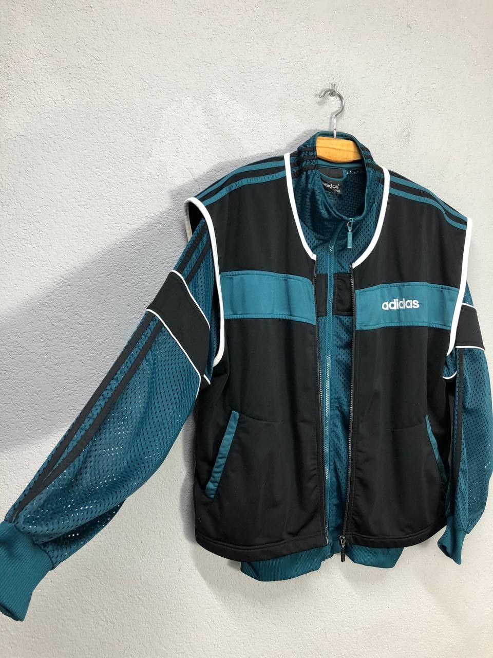 Adidas × Vintage Adidas vintage mens full zip jacket D6 F 180 / Large Size US L / EU 52-54 / 3 - 2 Thumbnail