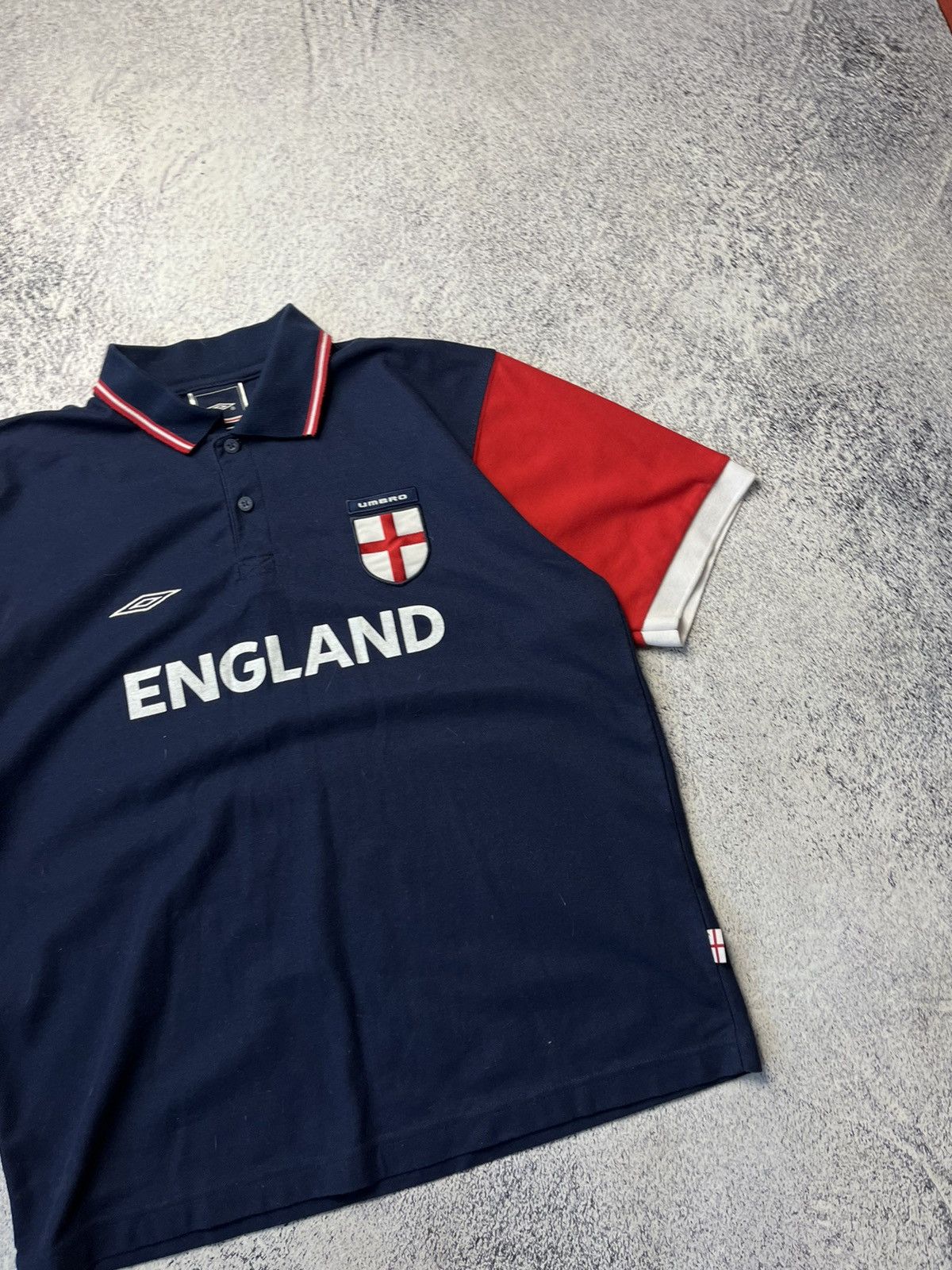 Umbro Vintage Umbro England soccer jersey polo size M Size US M / EU 48-50 / 2 - 5 Thumbnail