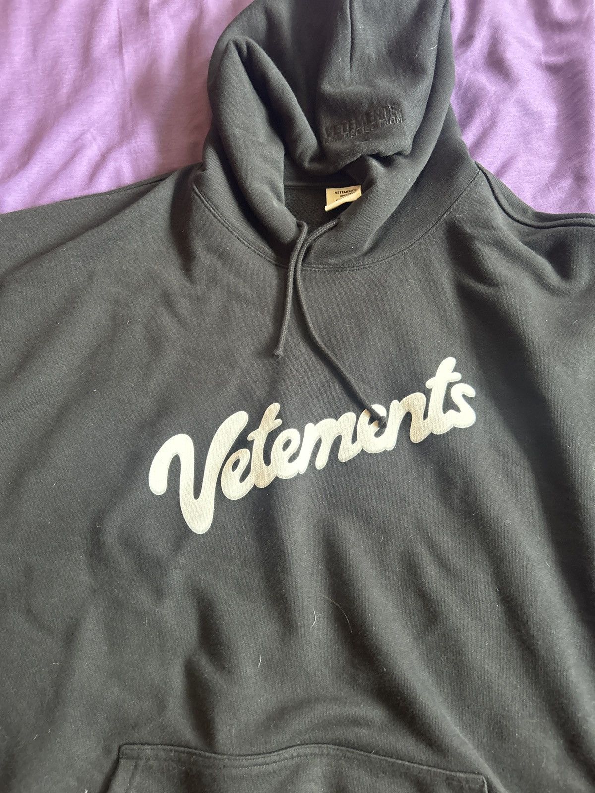 Vetemnets sweet logo hoodie black