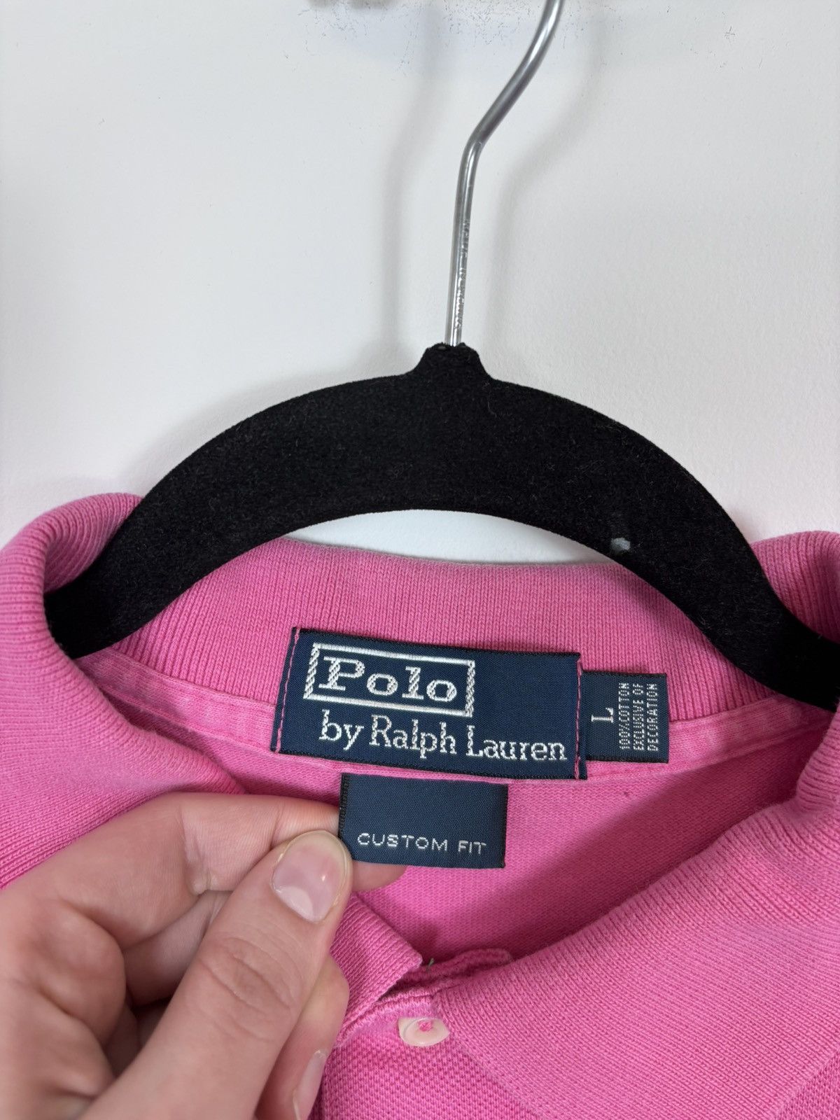 Polo Ralph Lauren Polo Ralph Lauren Vintage Men’s Pink Short Sleeve Polo Shirt Size US L / EU 52-54 / 3 - 11 Thumbnail