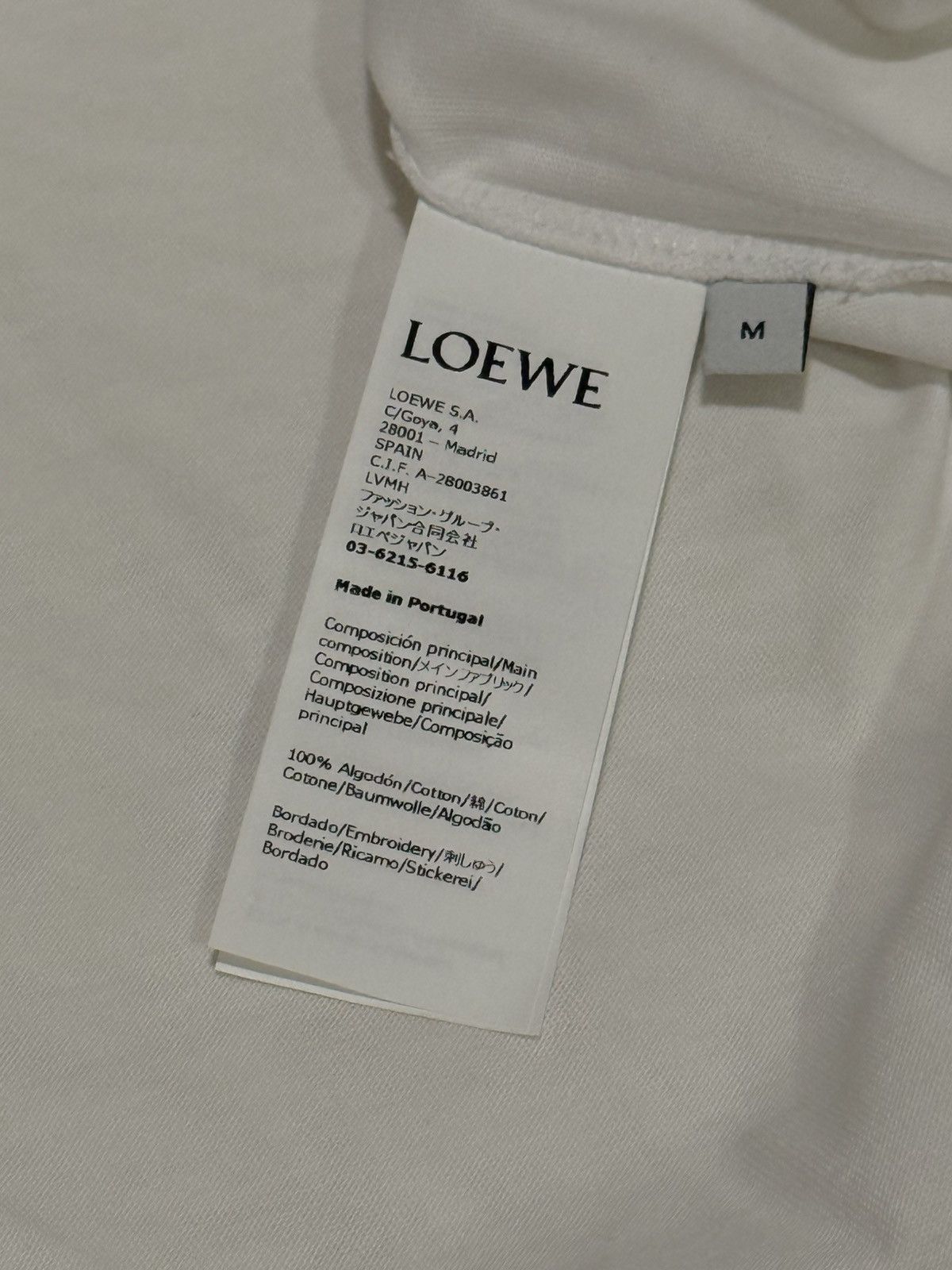 Loewe Loewe White T-shirt Size US M / EU 48-50 / 2 - 5 Thumbnail