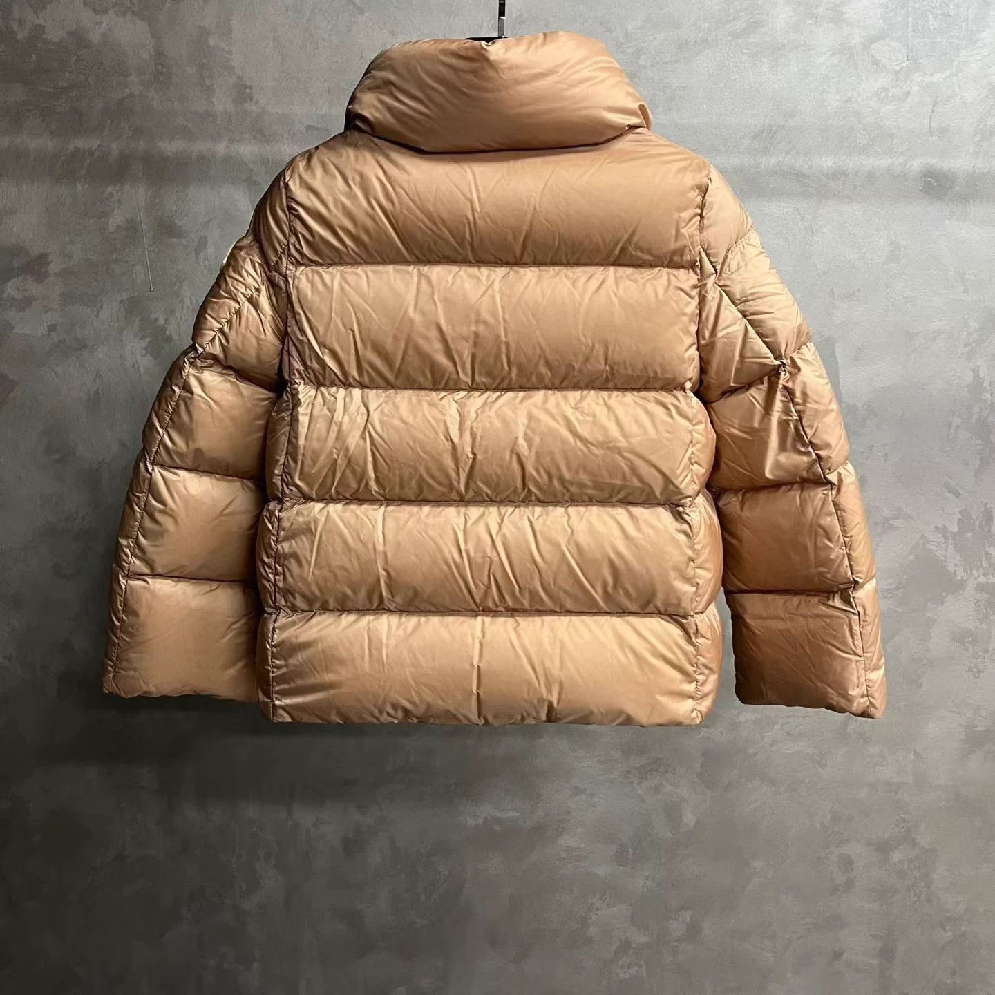 Moncler Moncler light brown basic stand collar down jacket women 0 Size XS / US 0-2 / IT 36-38 - 2 Thumbnail