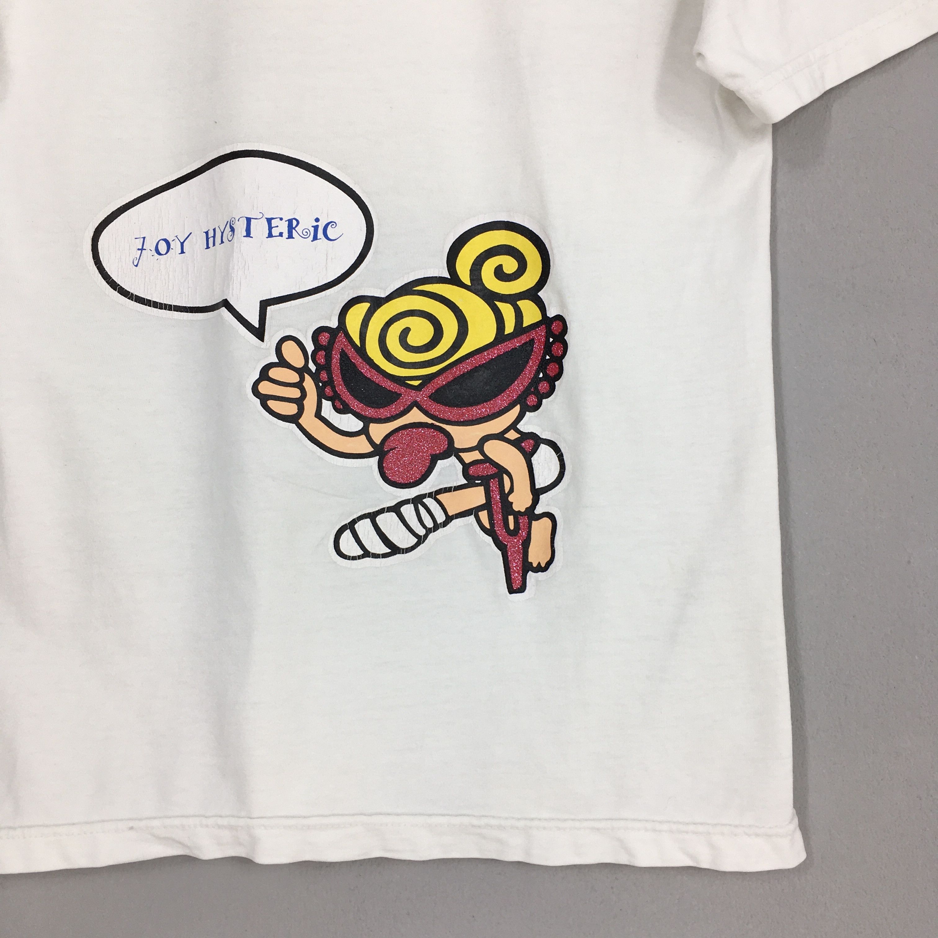 Hysteric Glamour × Japanese Brand Vintage 90's Hysteric Glamour Japan Supergirl Tshirt XSmall Size XS / US 0-2 / IT 36-38 - 7 Thumbnail