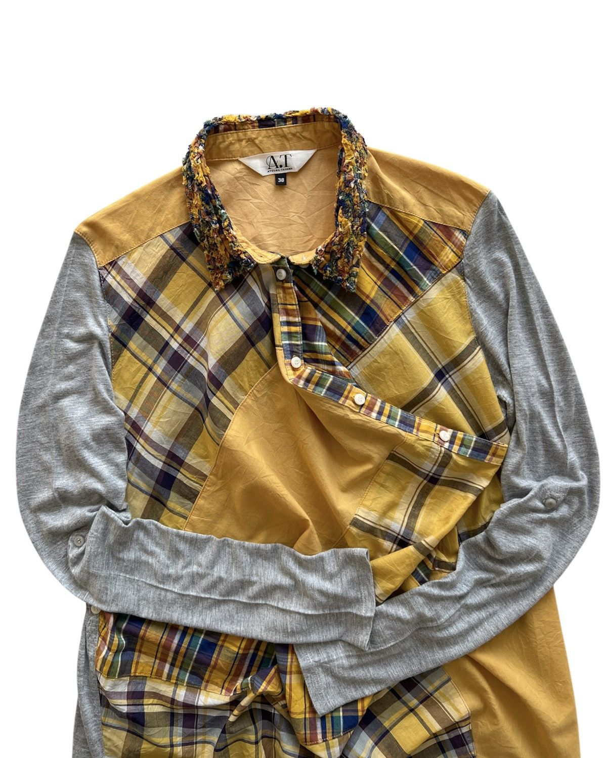 ATSURO TAYAMA × Yohji Yamamoto A/T ATSURO TAYAMA PATCHWORK SHIRT Size S / US 4 / IT 40 - 5 Thumbnail