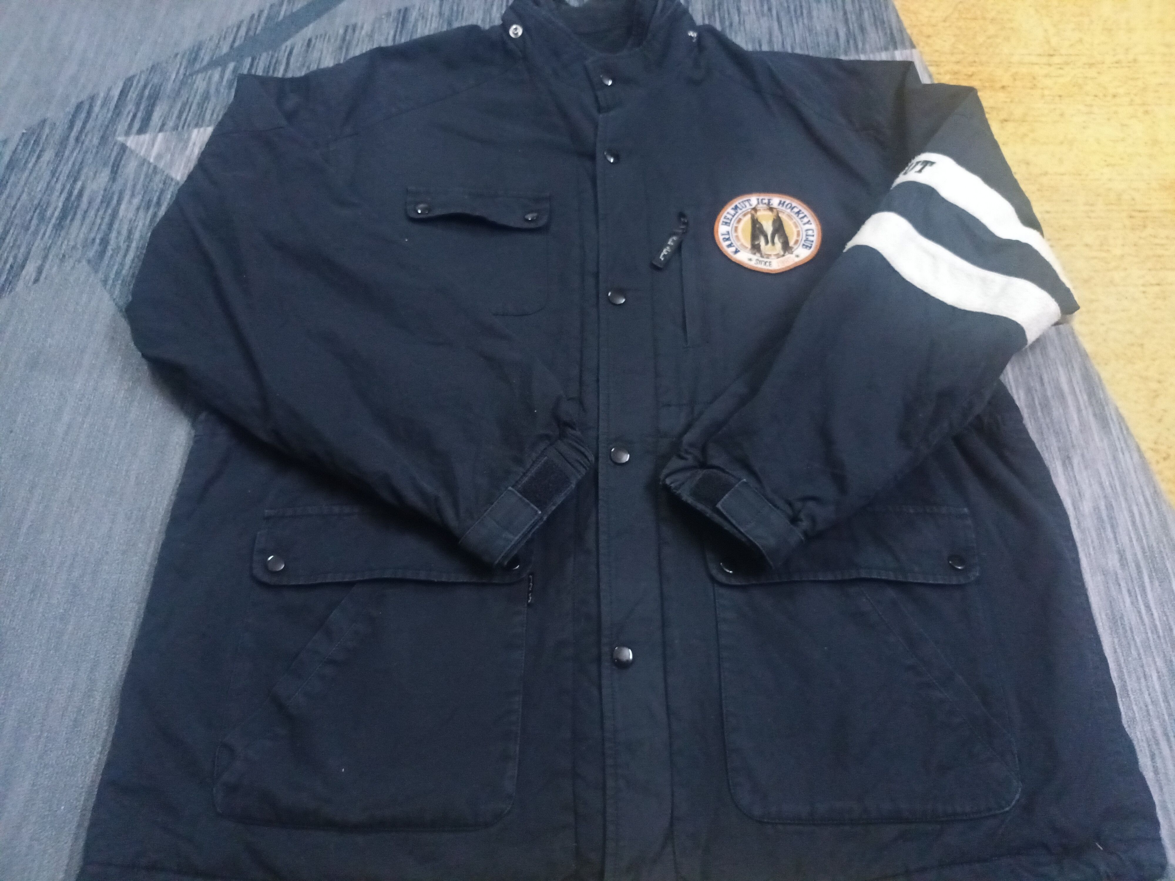 Karl Helmut 🔥 KARL HELMUT ICE HOCKEY CLUB JACKET 🔥 Size US XXL / EU 58 / 5 - 10 Thumbnail
