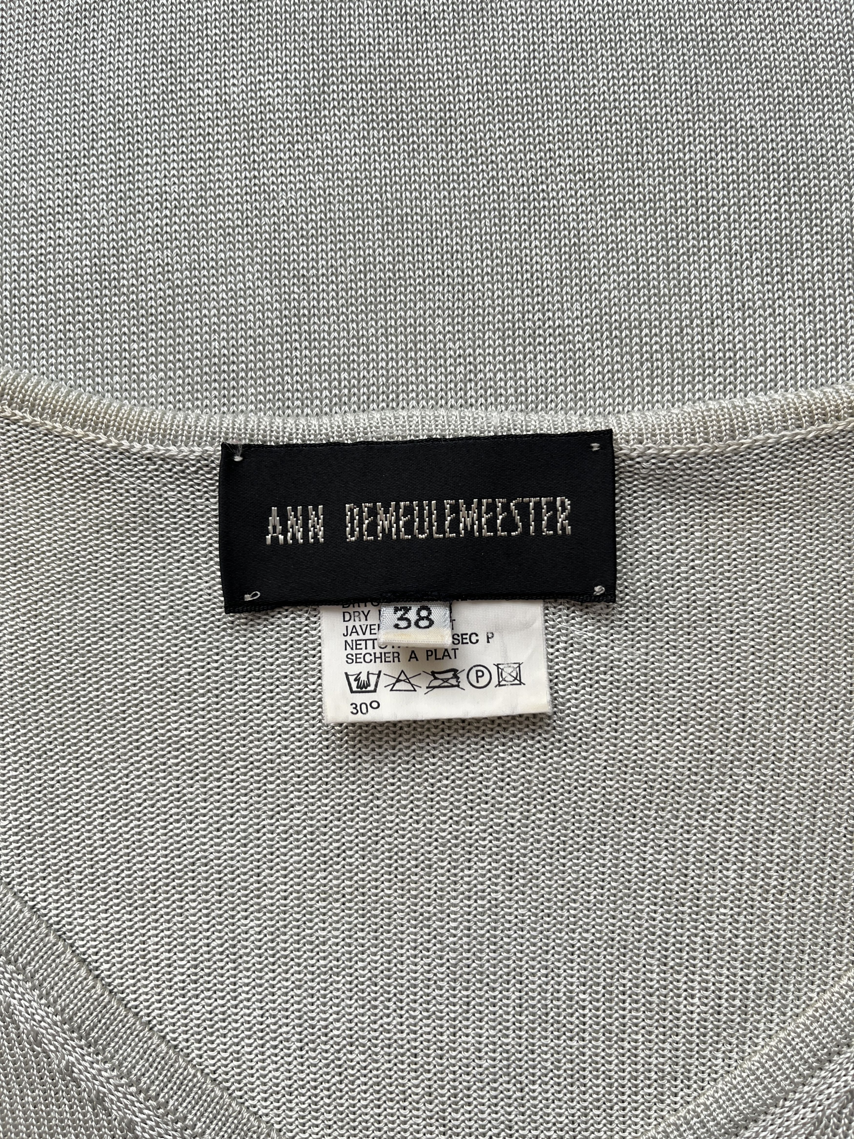 Ann Demeulemeester ⚡️QUICK SALE⚡️Ann Demeulemeester Asymmetric Knit Tunic Top Size M / US 6-8 / IT 42-44 - 3 Thumbnail