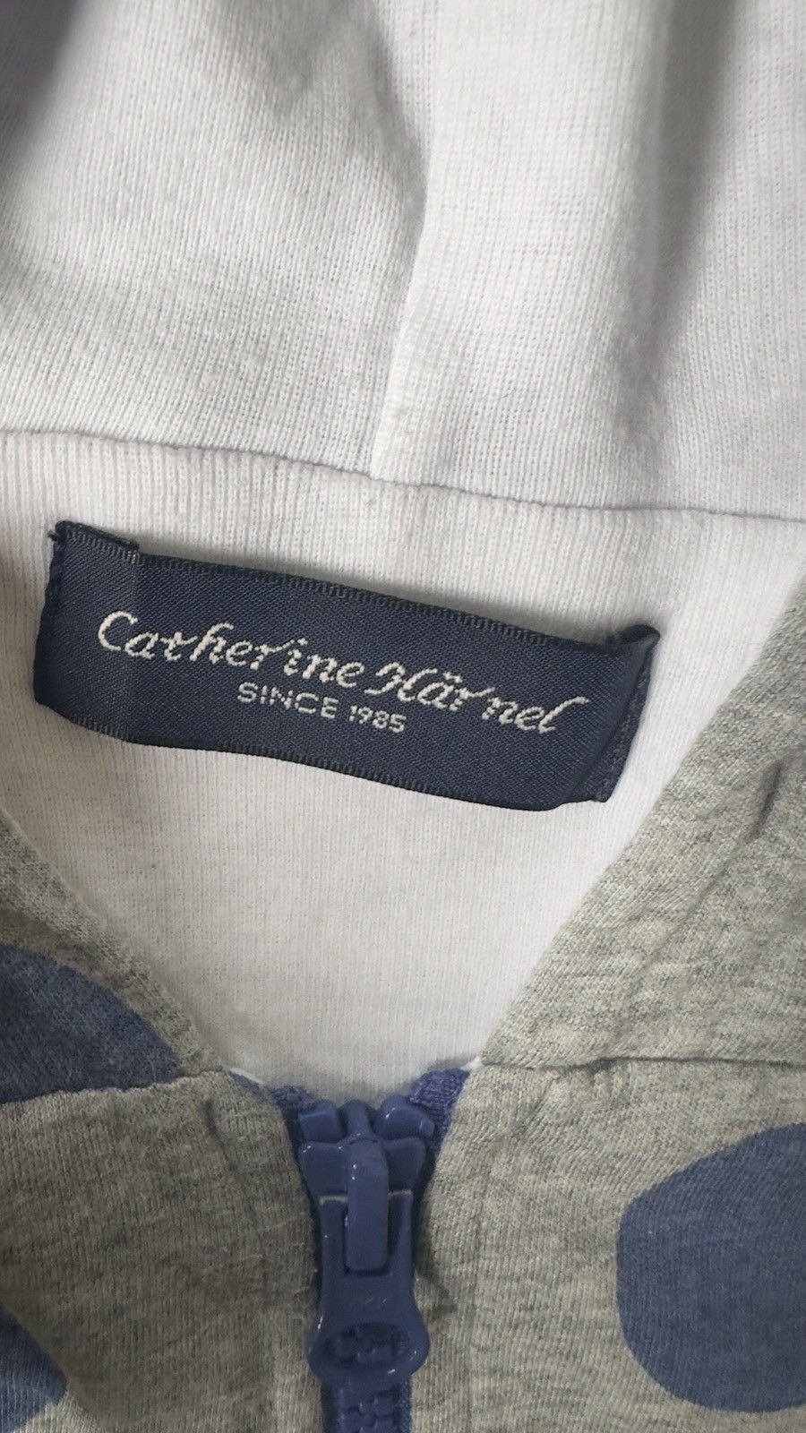 Japanese Brand VINTAGE CATHERINE HARNEL POLKA DOT SHORT SLEEVE HOODIE Size US S / EU 44-46 / 1 - 5 Thumbnail