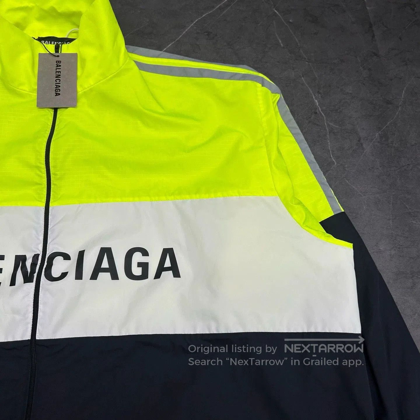 Balenciaga Balenciaga Fluorescent Yellow Windbreaker. Size US M / EU 48-50 / 2 - 3 Thumbnail