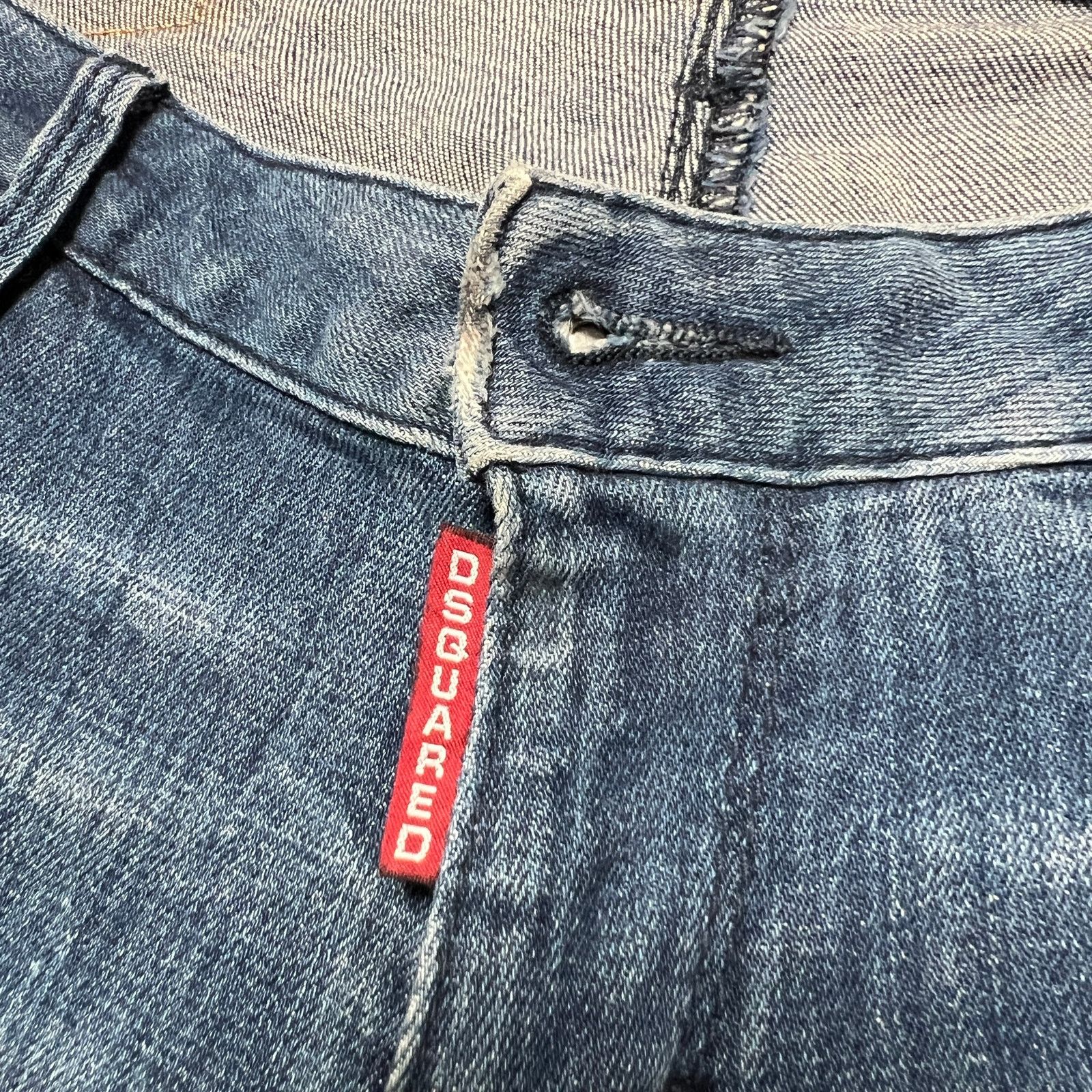 Dsquared2 Dsquared2 Paint Splatter Skinny Jeans Distressed Italy 40 Size US 29 - 5 Thumbnail