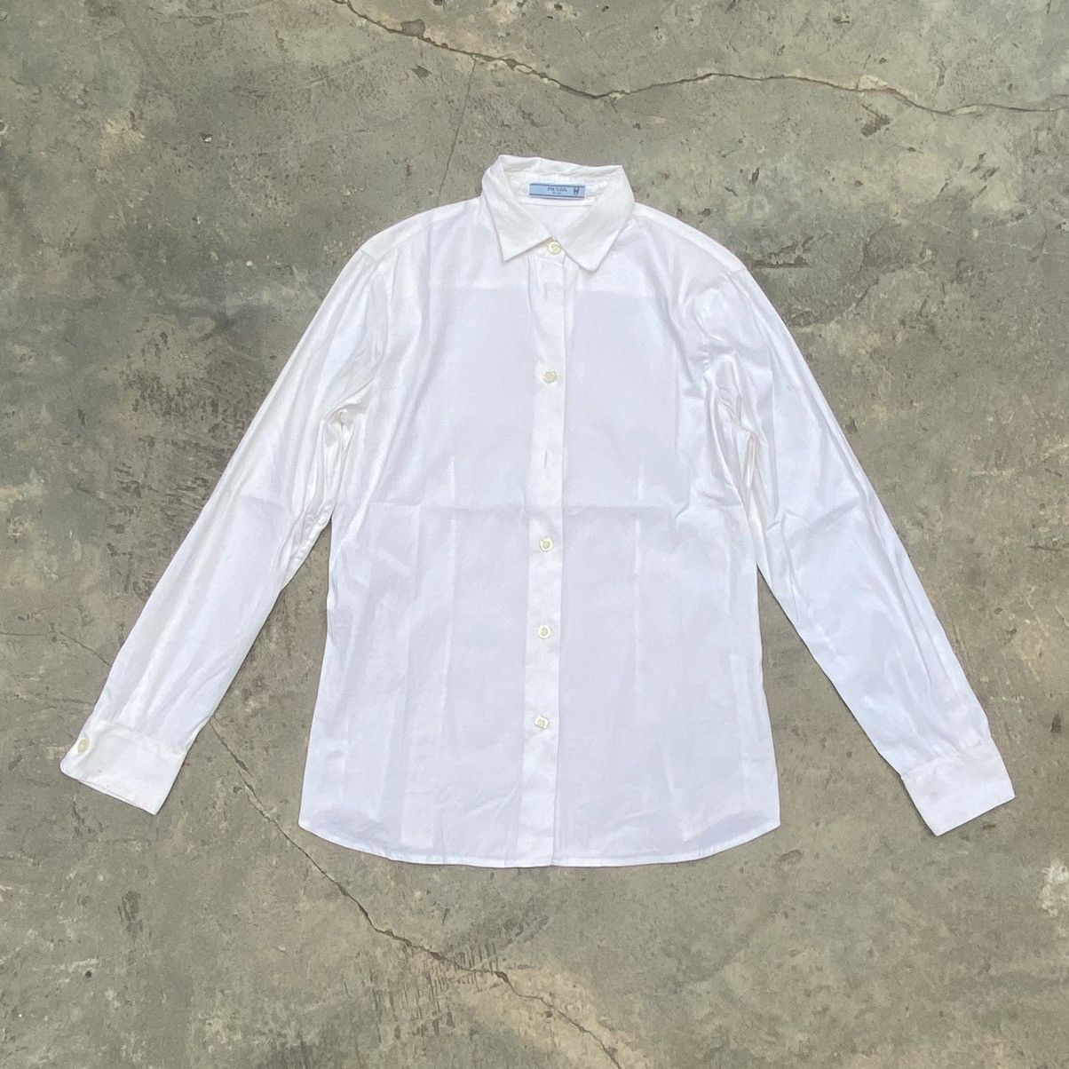 Prada Prada White Shirt Size S / US 4 / IT 40 - 1 Thumbnail