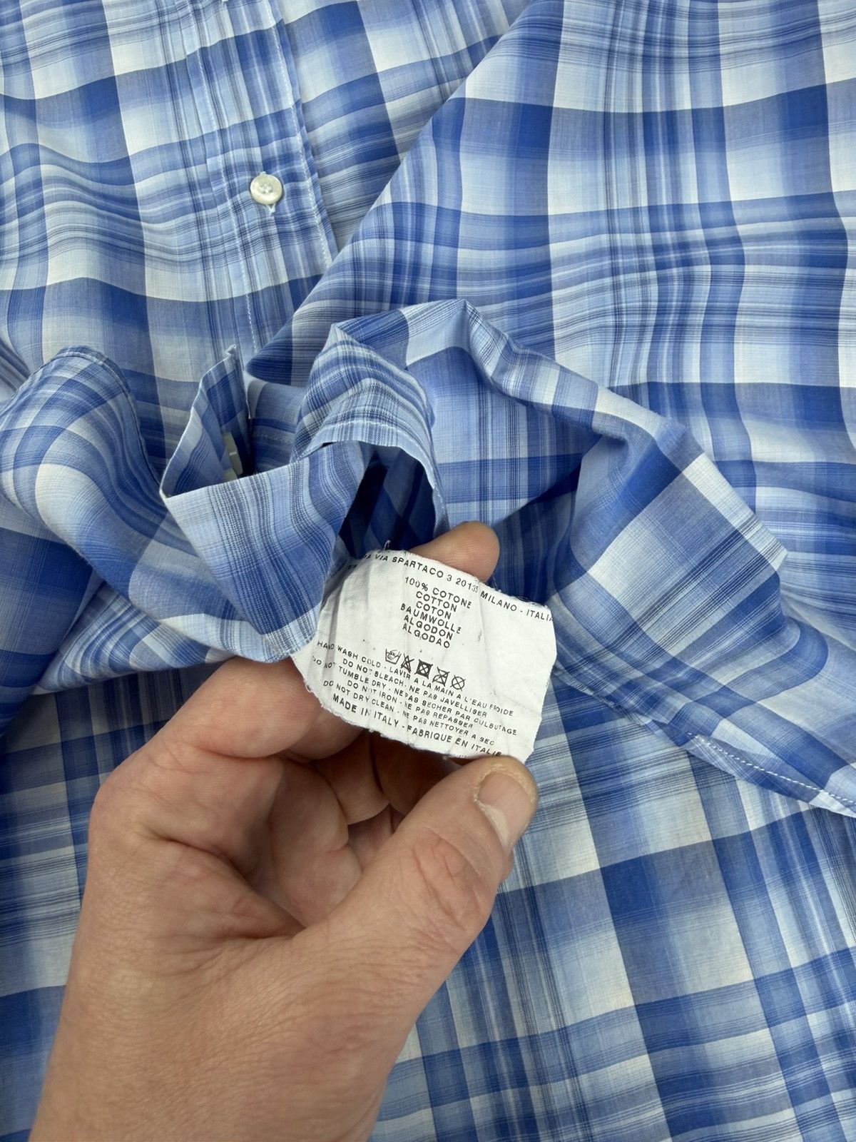 Etro Etro Men’s Long Sleeve Shirt Blue Size 39 Size US M / EU 48-50 / 2 - 7 Thumbnail