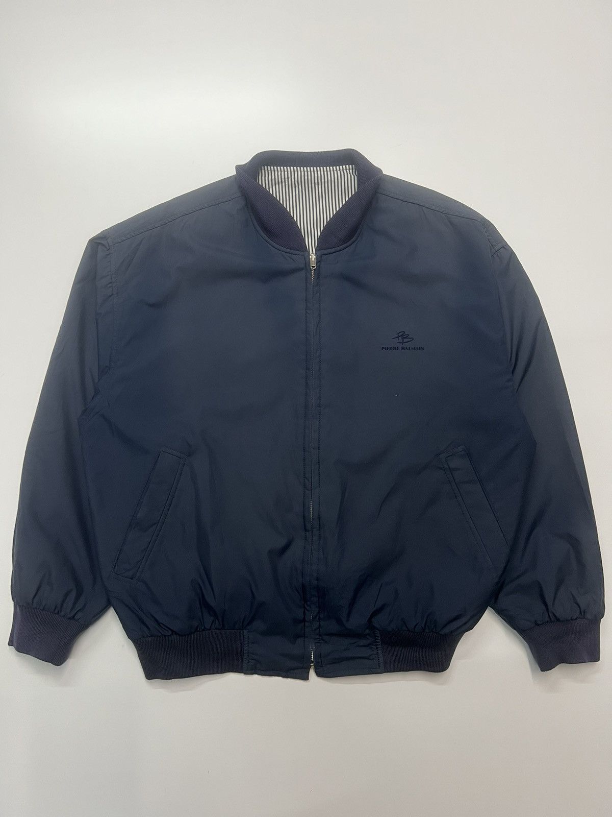 Pierre Balmain 🔥AUTHENTIC PIERRE BALMAIN BOMBER JACKET REVERSIBLE Size US L / EU 52-54 / 3 - 1 Thumbnail