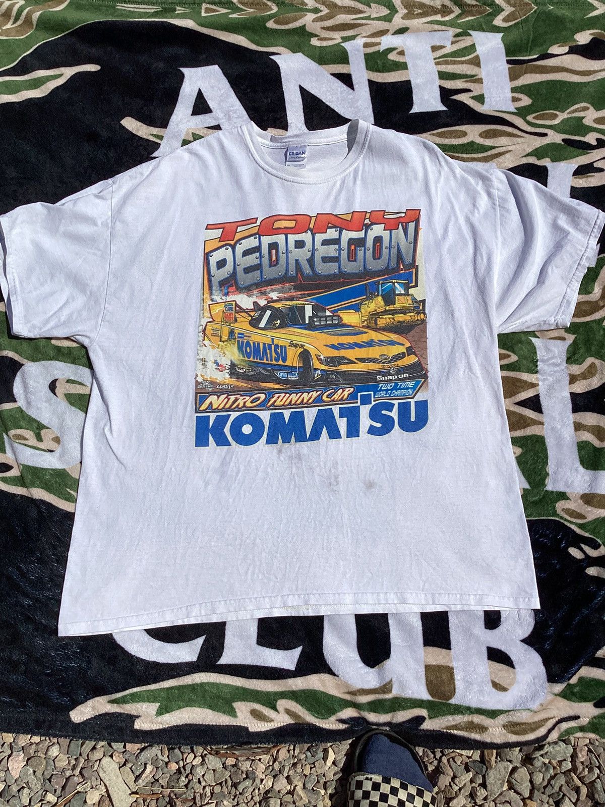 Other Tony Pedregon nitro funny car Komatsu racing care snap on T Size US XL / EU 56 / 4 - 1 Thumbnail