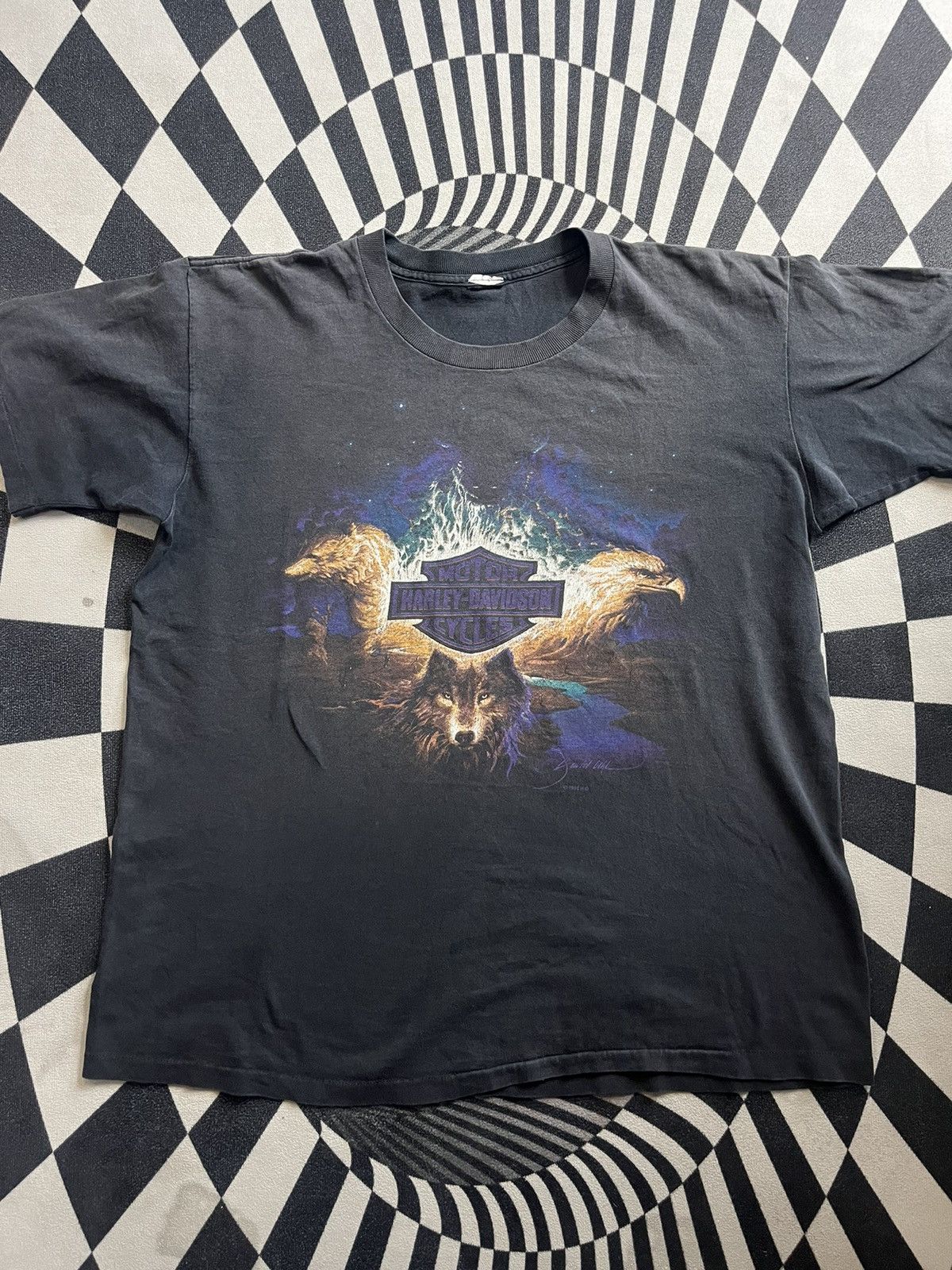 Harley Davidson Vintage Harley-Davidson Cancun Mexico 1995’s HD Tshirt Size US XL / EU 56 / 4 - 4 Thumbnail