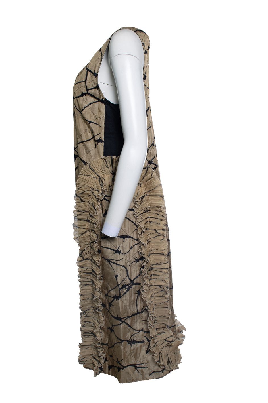Dries Van Noten Dries van Noten, sleeveless and quilted dress Size L / US 10 / IT 46 - 4 Thumbnail