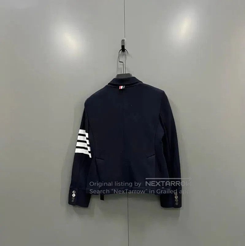 Thom Browne Thom Browne Women's Navy Striped Jacket . Size XXS / US 00 / IT 34 - 3 Thumbnail