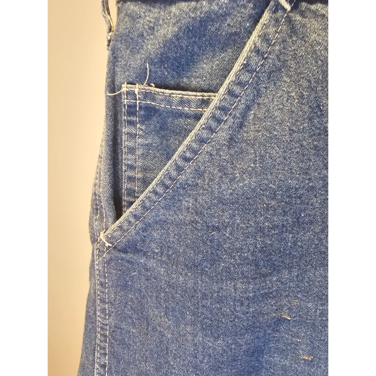 Carter's VINTAGE CARTER'S DENIM CARPENTER PAINTER JENAS PANTS SZ 36 MADE IN USA MEN Jeans 70's Blue 31 44 INSEAM OUTSIDE LEG 36-31-44 Size US 36 / EU 52 - 4 Thumbnail