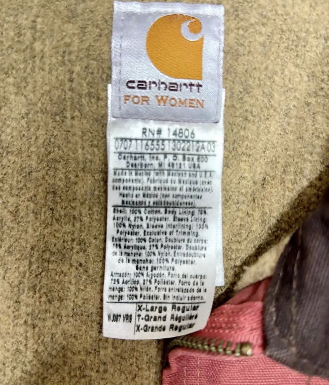Carhartt Carhartt Detroit Jacket (WJ097) Vintage Rose XL Size US XL / EU 56 / 4 - 4 Thumbnail