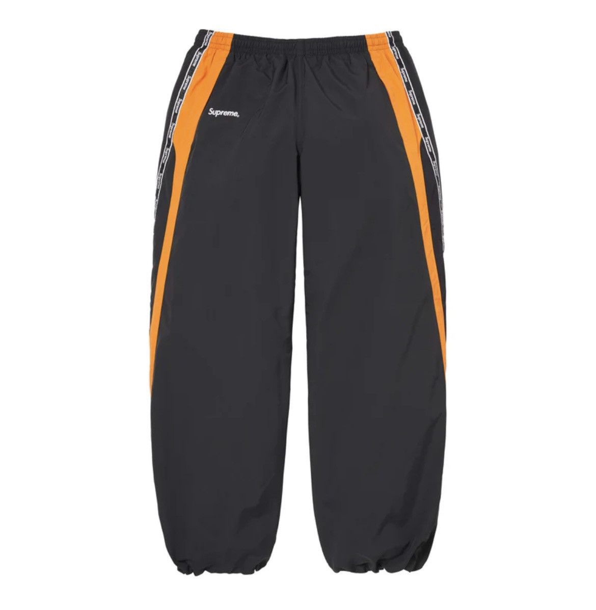Supreme Logo Taping Track Pants Orange ( M ) SS26