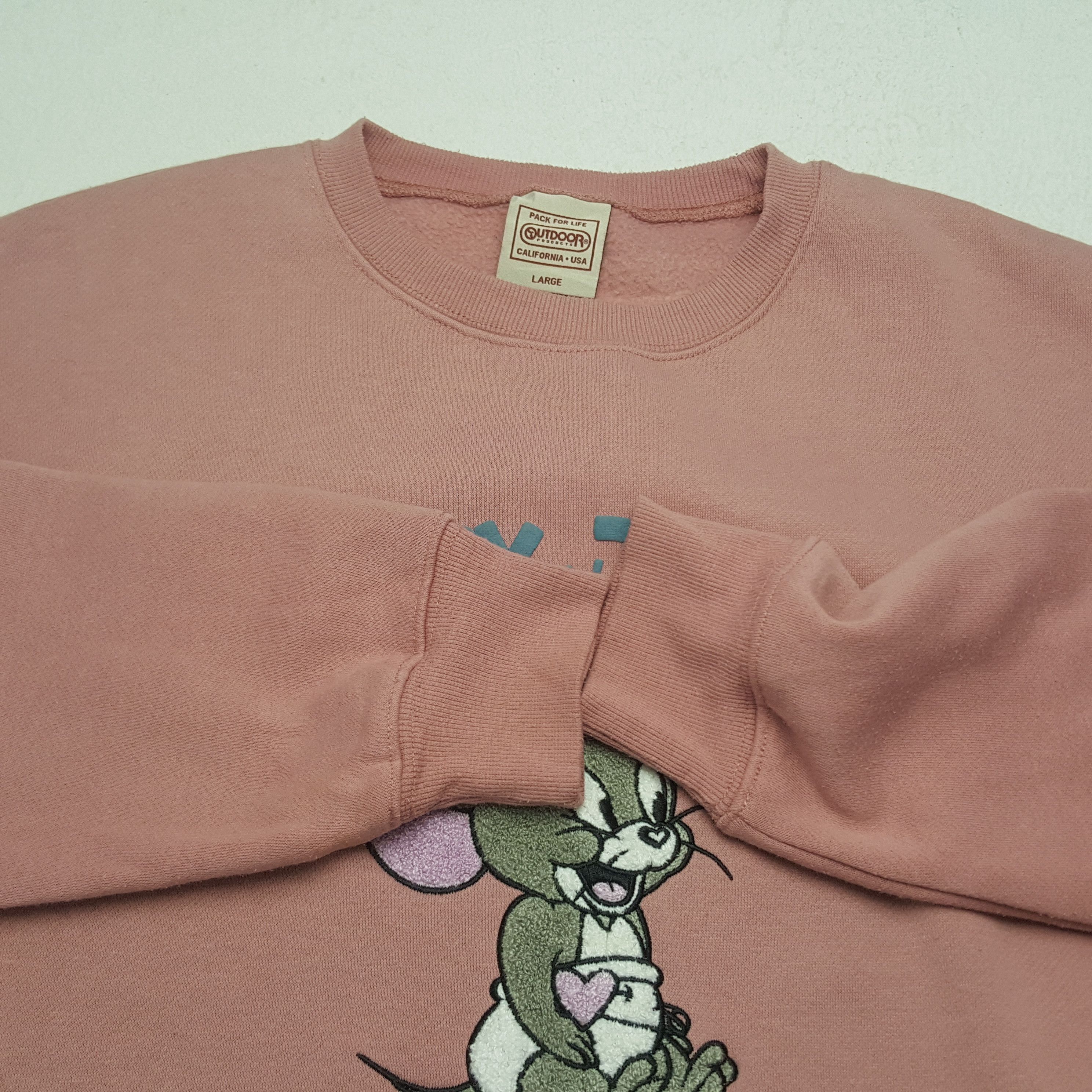 Cartoon Network × Vintage Vintage OUTDOOR Tom & Jerry Cartoon Character Sweatshirt Size L / US 10 / IT 46 - 7 Thumbnail