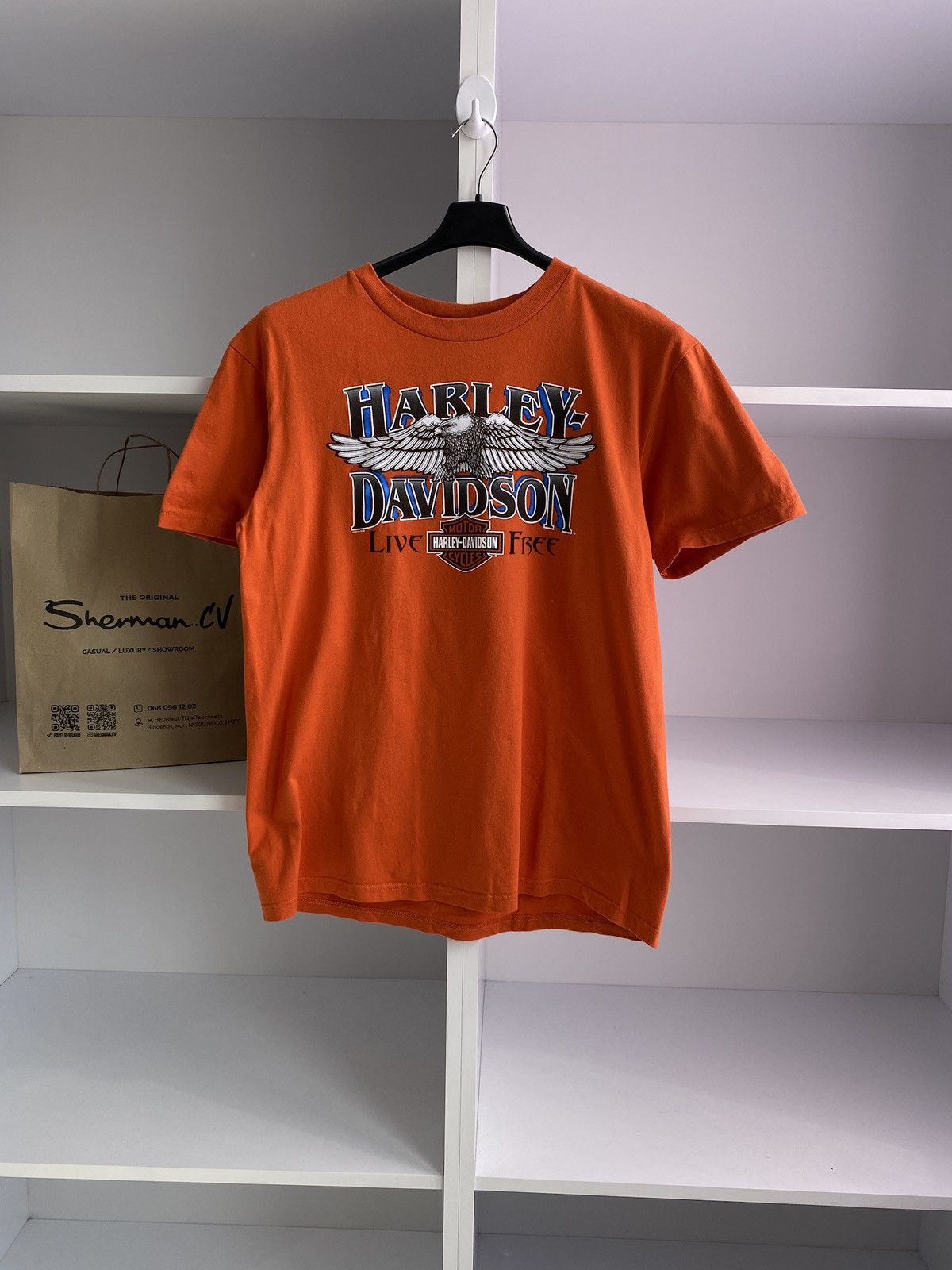 Harley Davidson × Vintage Vintage Harley Davidson short sleeve tee Size US L / EU 52-54 / 3 - 1 Thumbnail