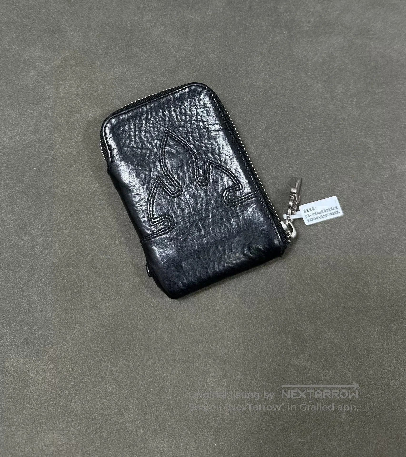 Chrome Hearts Chrome Hearts Flame Leather Card Wallet. Size ONE SIZE - 2 Thumbnail