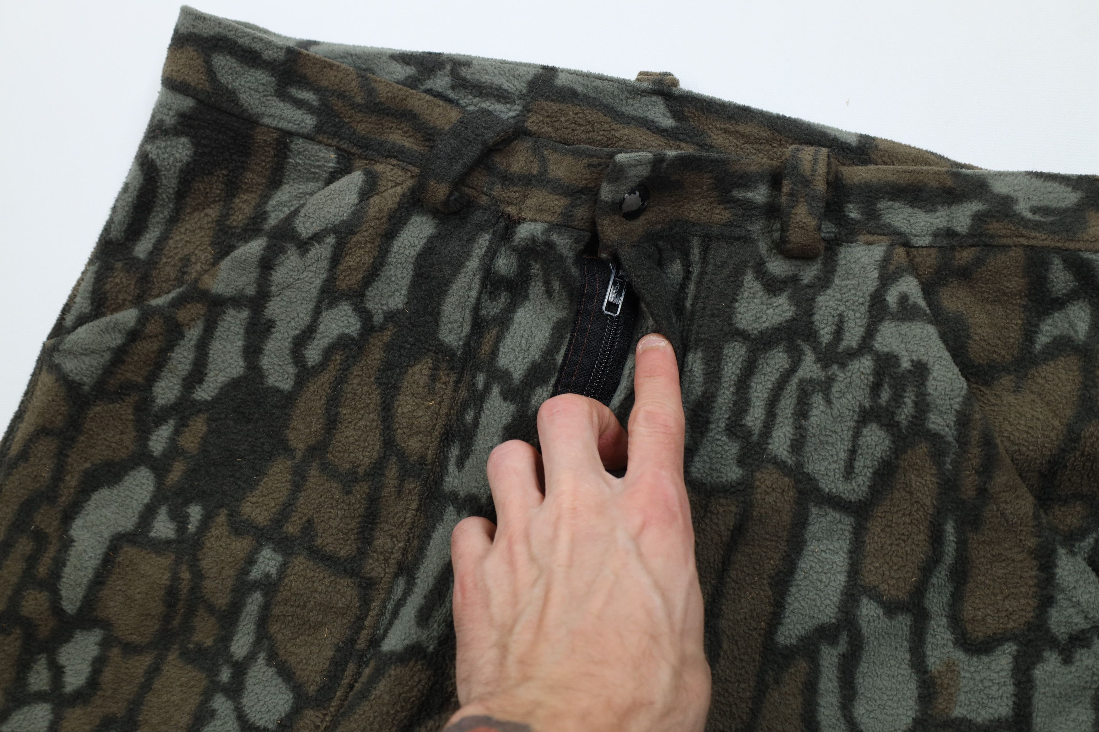 Vintage Vintage 80s 90s Streetwear Wide Leg Fleece Pants USA Size US 34 / EU 50 - 8 Thumbnail