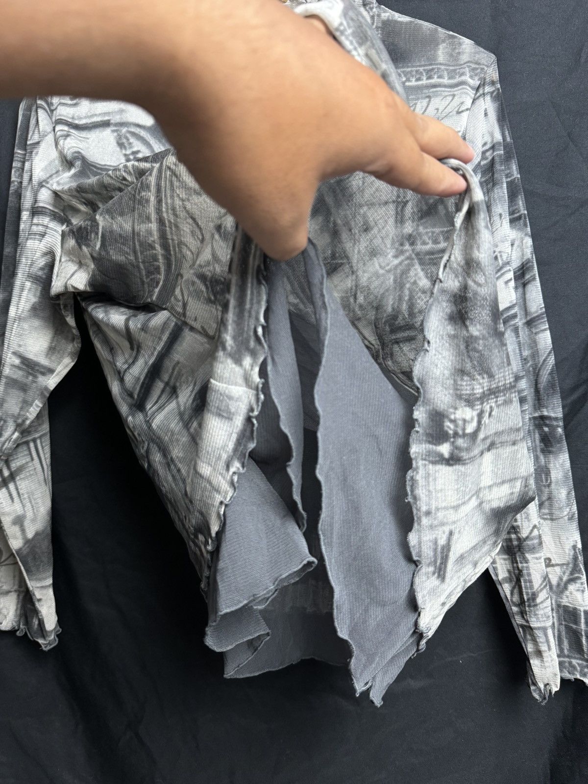 If Six Was Nine × Japanese Brand × Le Grande Bleu (L.G.B.) Tant Damour Mesh Top Double Layers Size US M / EU 48-50 / 2 - 5 Thumbnail