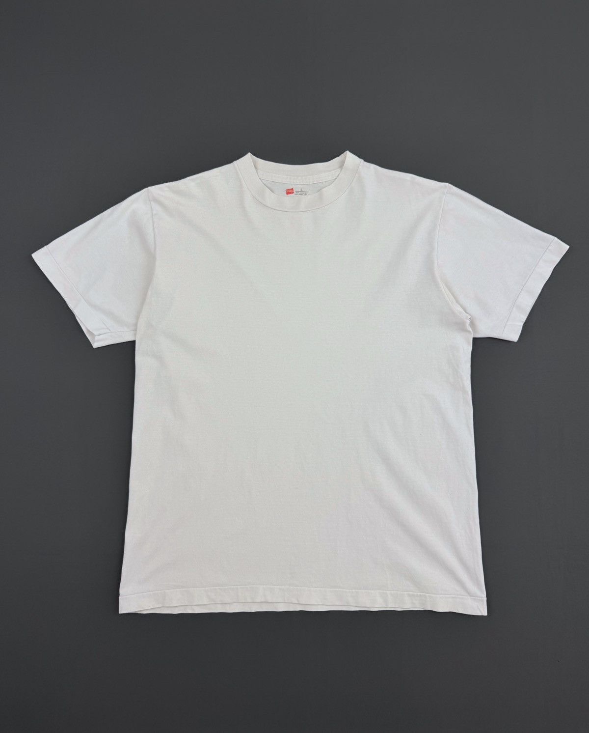 Vintage Vintage 90s THRASHED PAPER THIN BLANK WHITE SHIRT