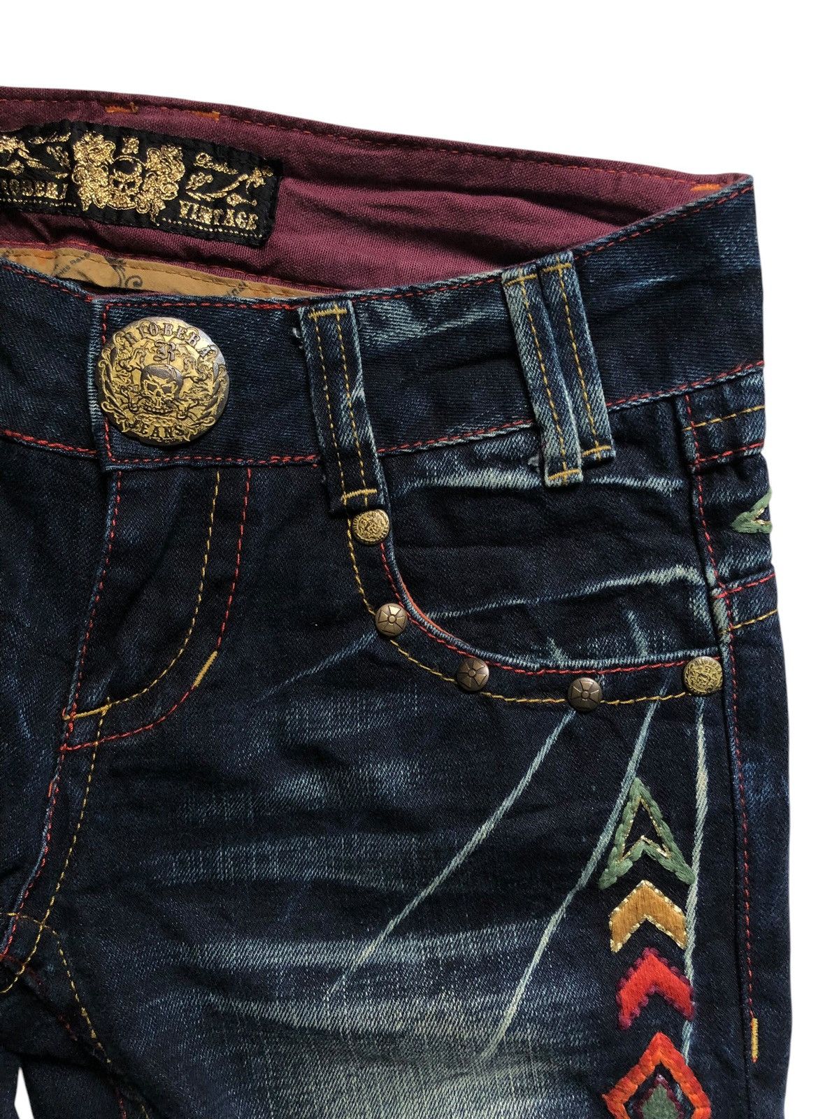 If Six Was Nine Riobera low rise flare jeans Size US 30 / EU 46 - 11 Thumbnail