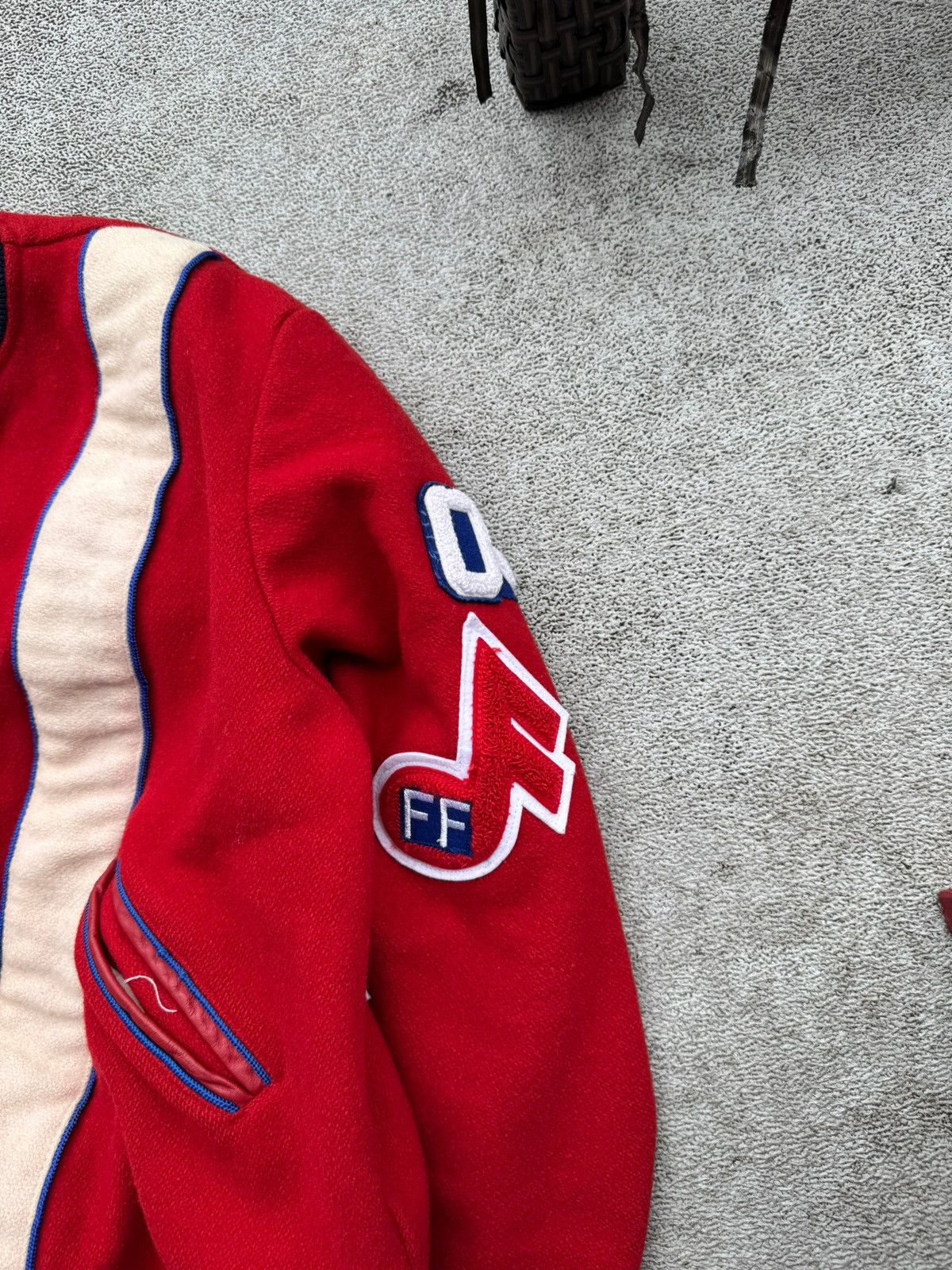 Other × Vintage Sick Vintage Streetwear Fort Frye Band Heavy fuzzy jacket Size US L / EU 52-54 / 3 - 4 Thumbnail
