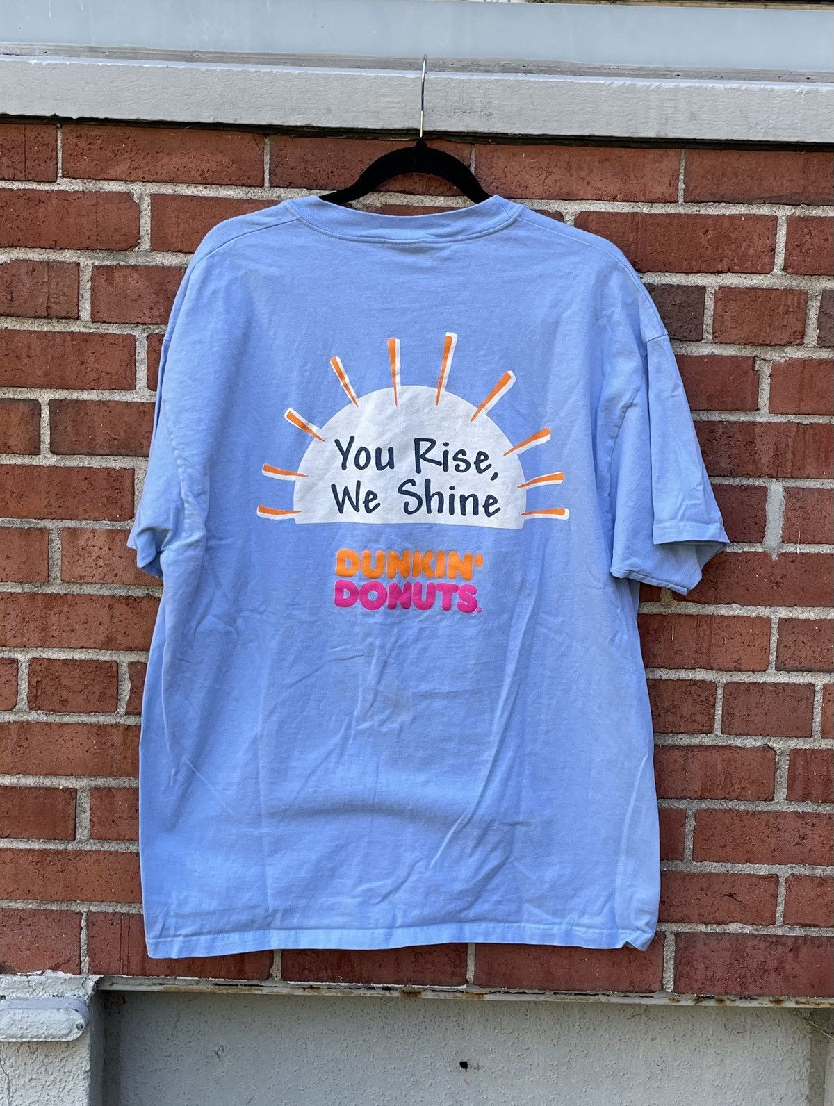 Hanes 90s Hanes Dunkin Donuts “nothing Says Morning Like” T Shirt Size US XL / EU 56 / 4 - 4 Thumbnail