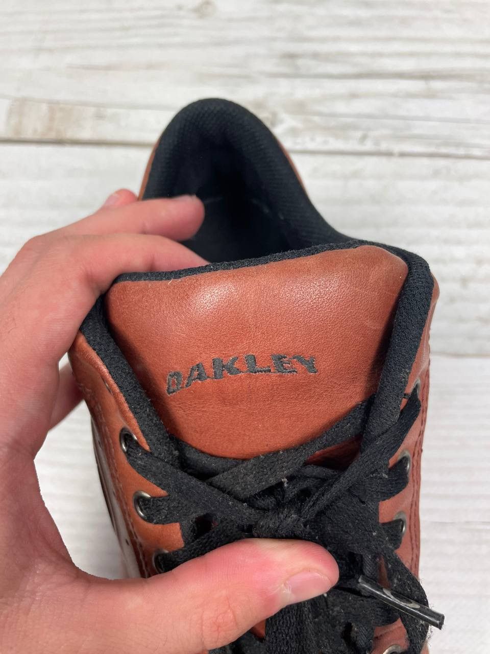 Oakley Vintage Oakley FACTORY PILOT Software Leather Sneakers 2002 Size US 10 / EU 43 - 9 Thumbnail