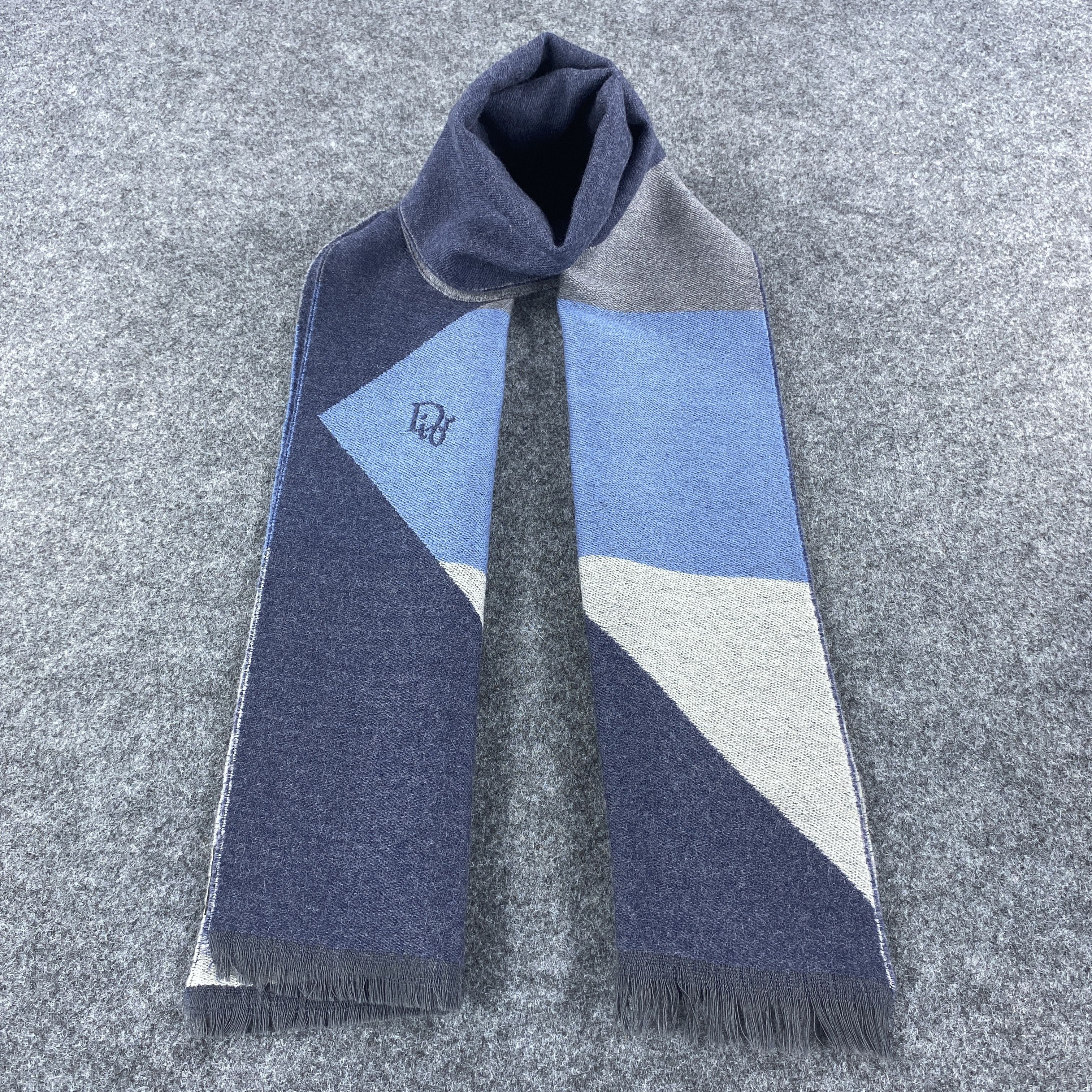 Christian Dior Monsieur × Vintage Christian Dior Monsieur Scarf # Muffler # Neckwear # D432 Size ONE SIZE - 1 Thumbnail