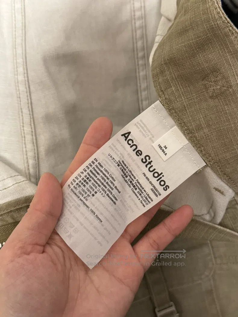 Acne Studios Acne Studios Cargo Shorts Size US 34 / EU 50 - 5 Thumbnail