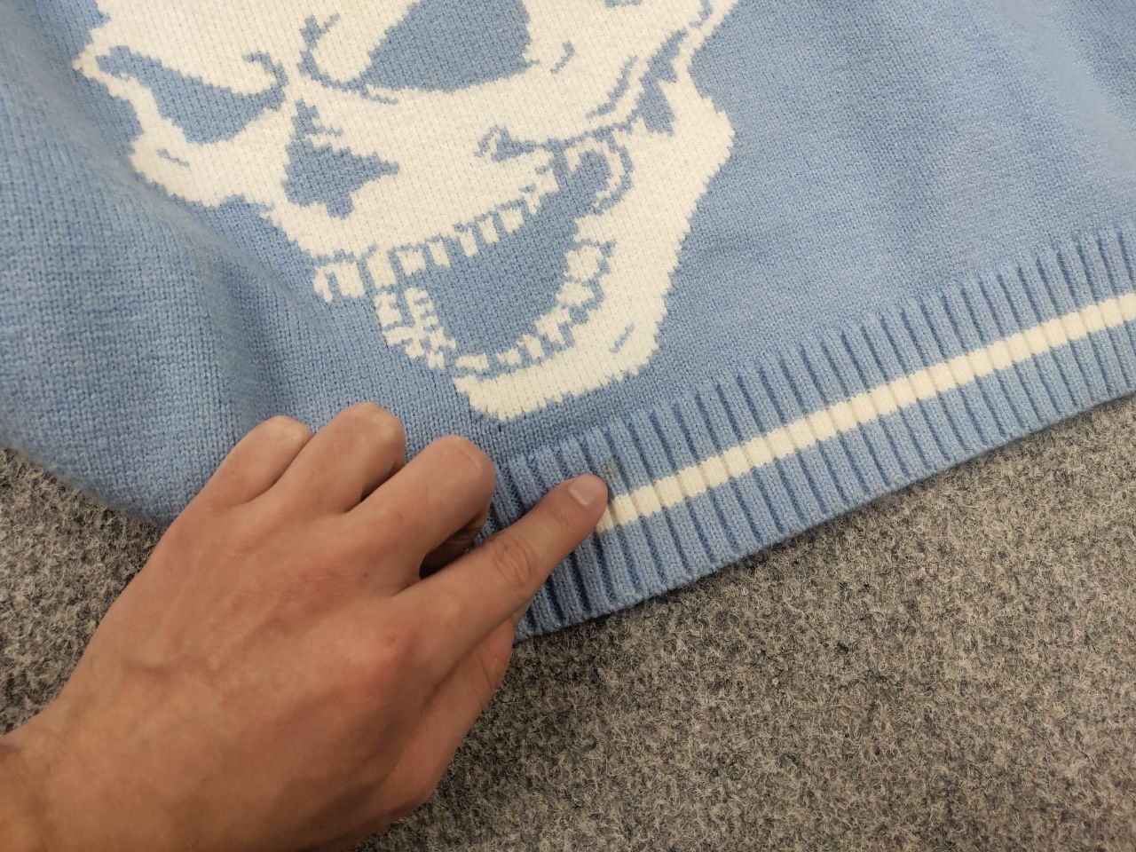 Japanese Brand Heaven Can Wait Design Skull Logo V Chek Oversized sweater Size US S / EU 44-46 / 1 - 10 Thumbnail