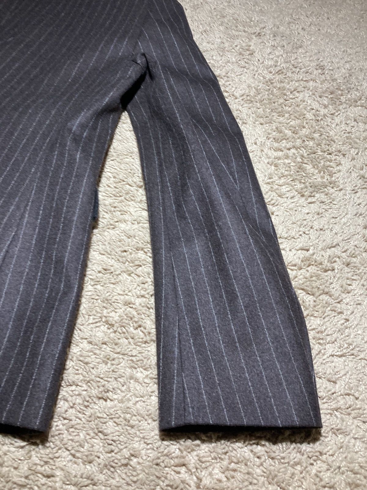 Celine New AW23 Celine Striped Carnaby 2B Jacket 48 Chocolate Hedi Size 48S - 13 Thumbnail