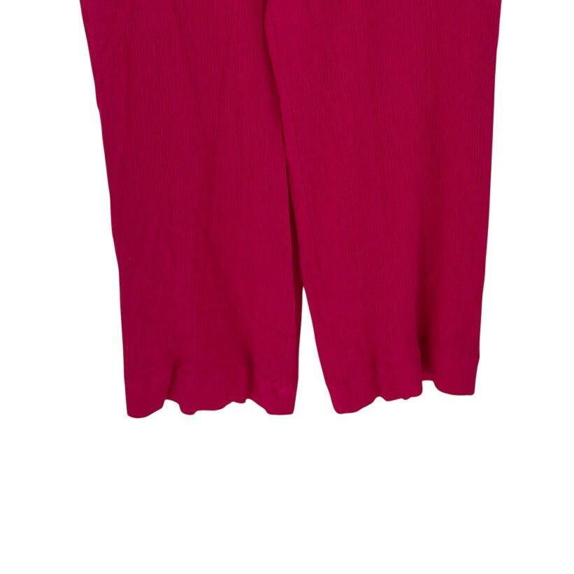 Other French Laundry bright pink crepe wide leg pants size L Size 34" / US 12 / IT 48 - 4 Thumbnail