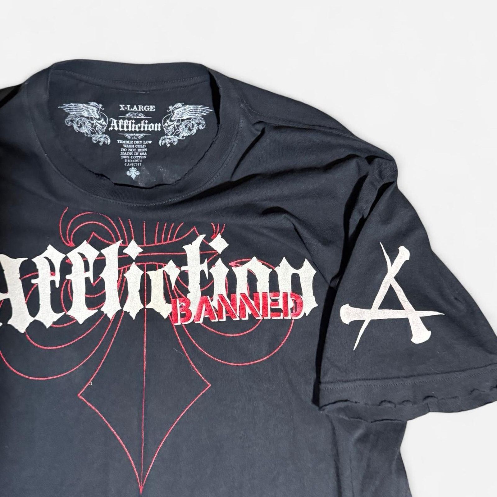 Affliction Sick affliction banned mma t shirt Size US XL / EU 56 / 4 - 4 Thumbnail