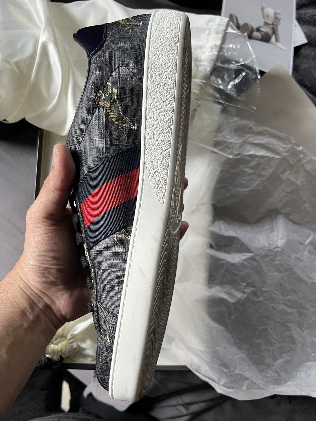 Gucci Gucci Ace Sneaker Tigers Size US 11 / EU 44 - 4 Thumbnail