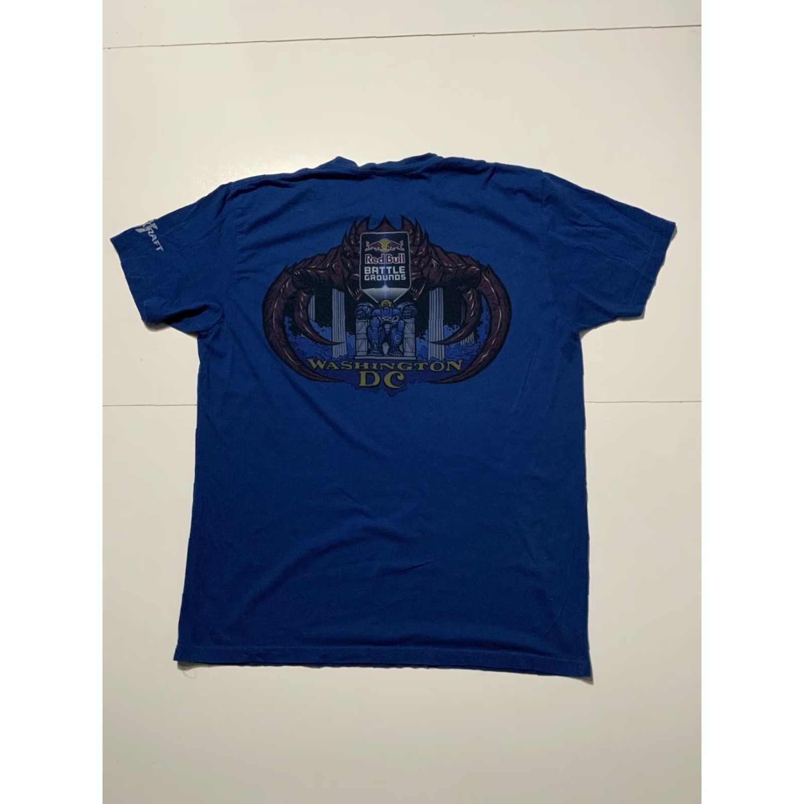 Next Level Red Bull Battlegrounds StarCraft II Washington DC Gaming Blue T-Shirt Mens XL Size US XL / EU 56 / 4 - 2 Thumbnail