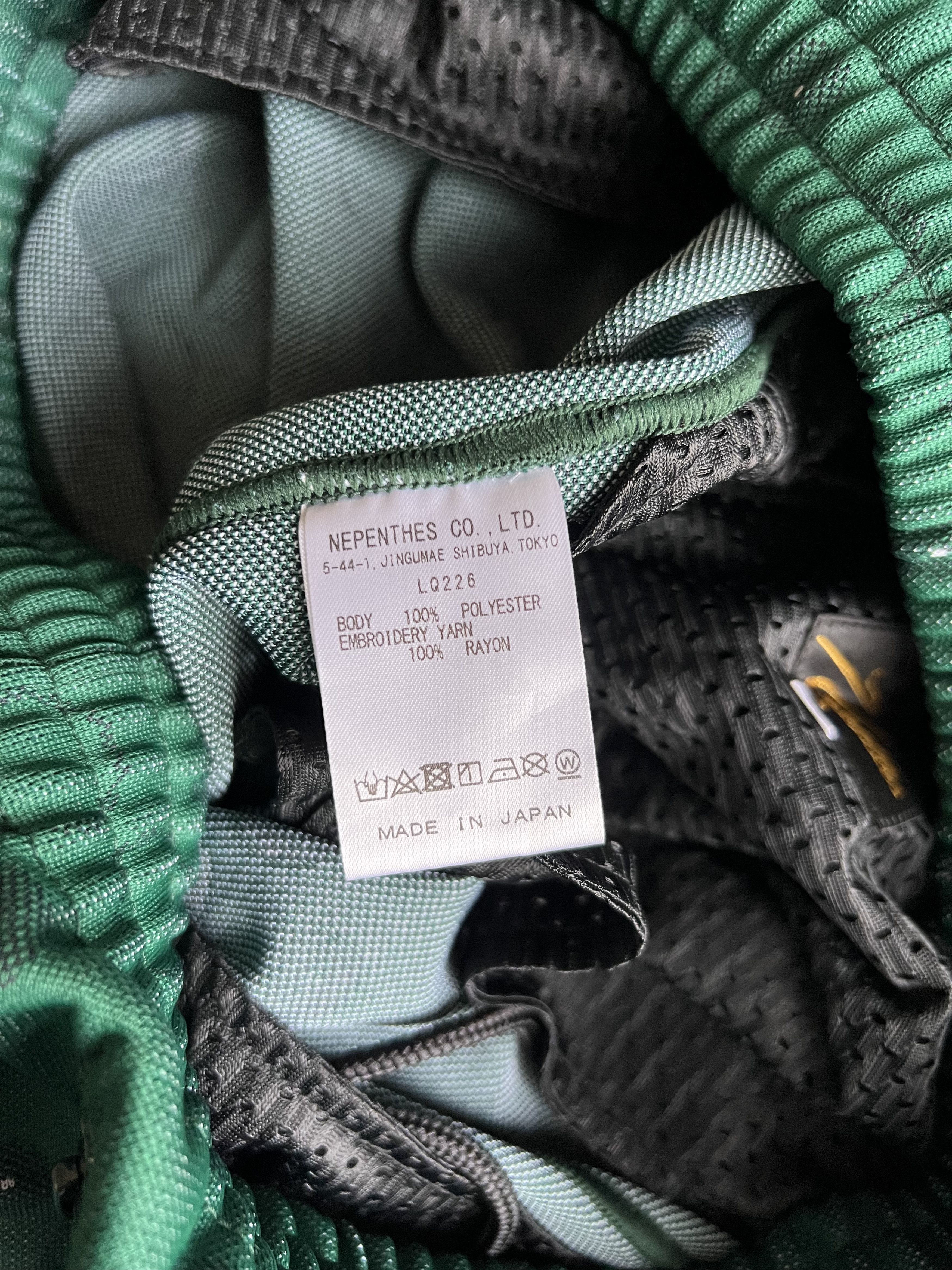 Needles Needles Poly Jacquard Zipped Track Pants in Green Size US 32 / EU 48 - 9 Thumbnail
